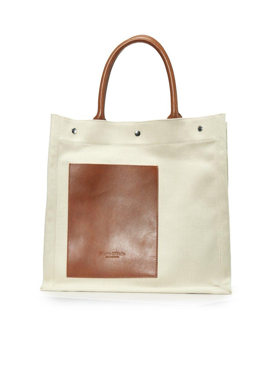 Nappaleren handtas magneetsluiting Van Marc O´Polo beige