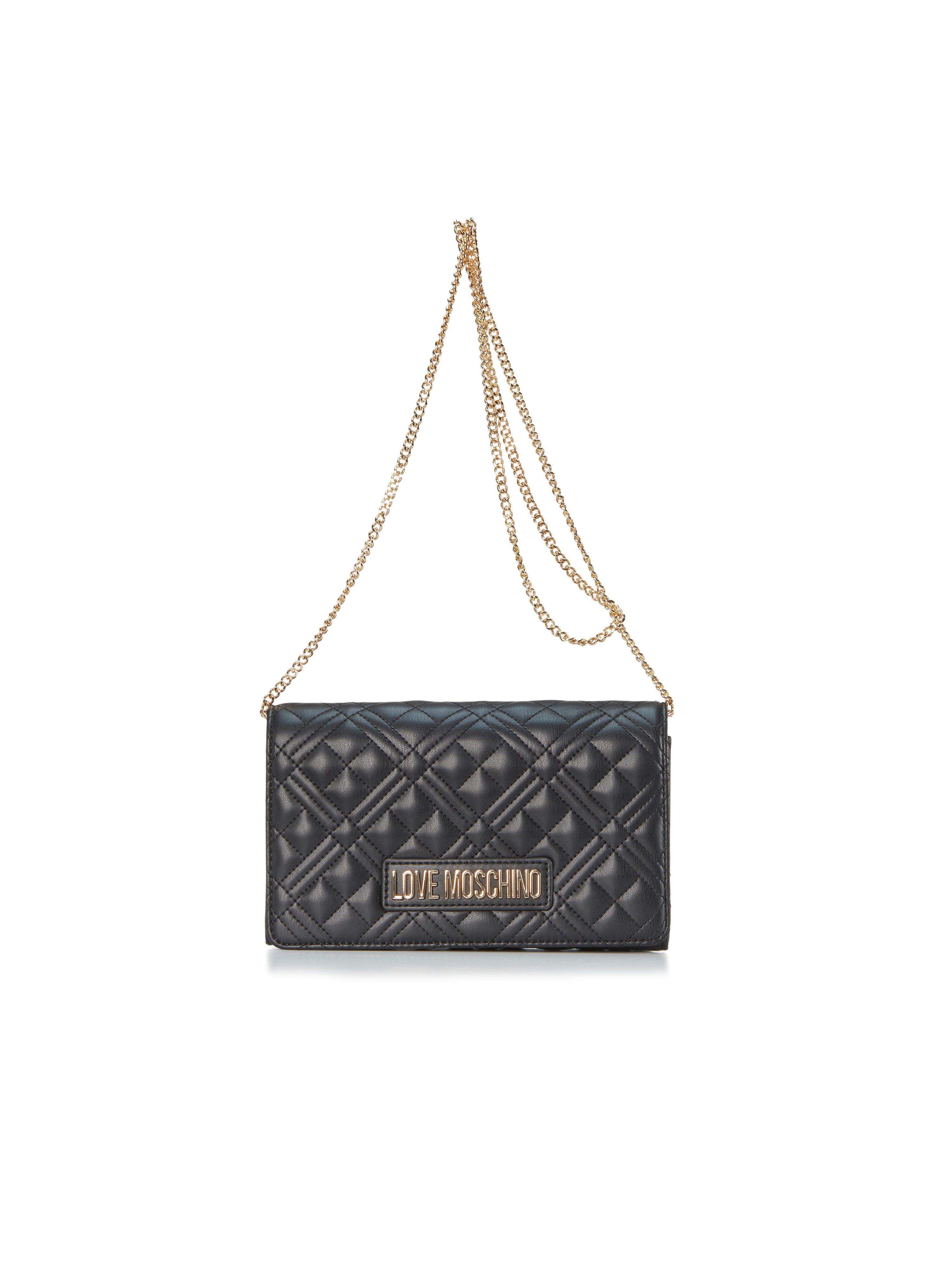 Clutch Van Love Moschino zwart