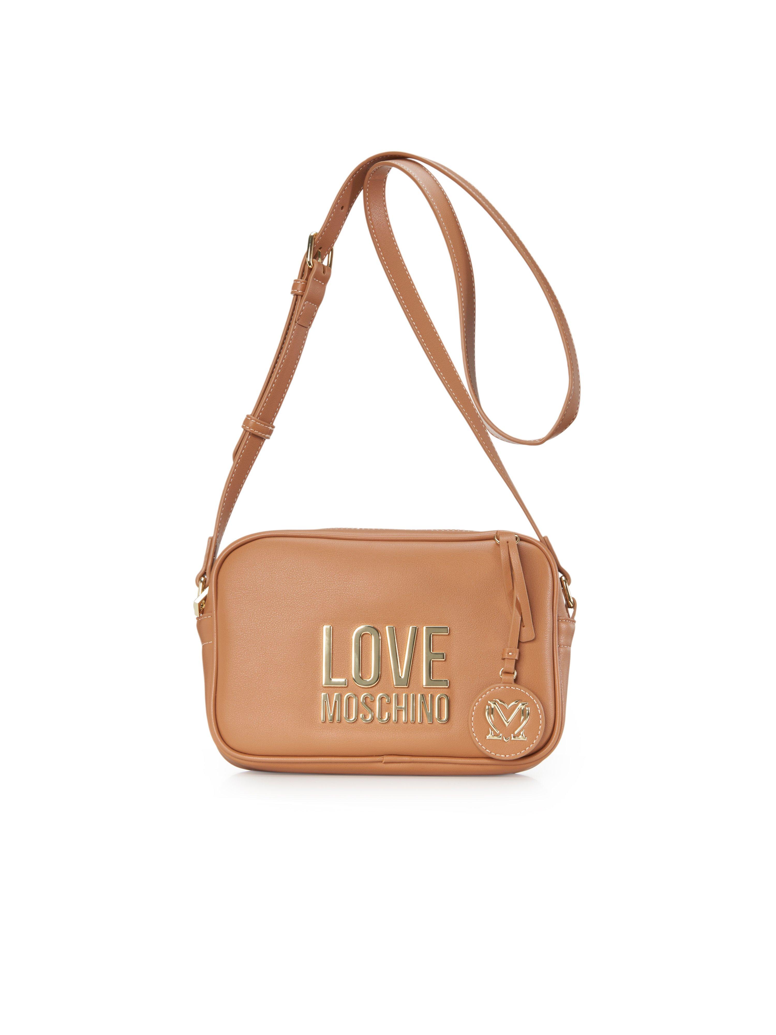 Schoudertas Van Love Moschino bruin