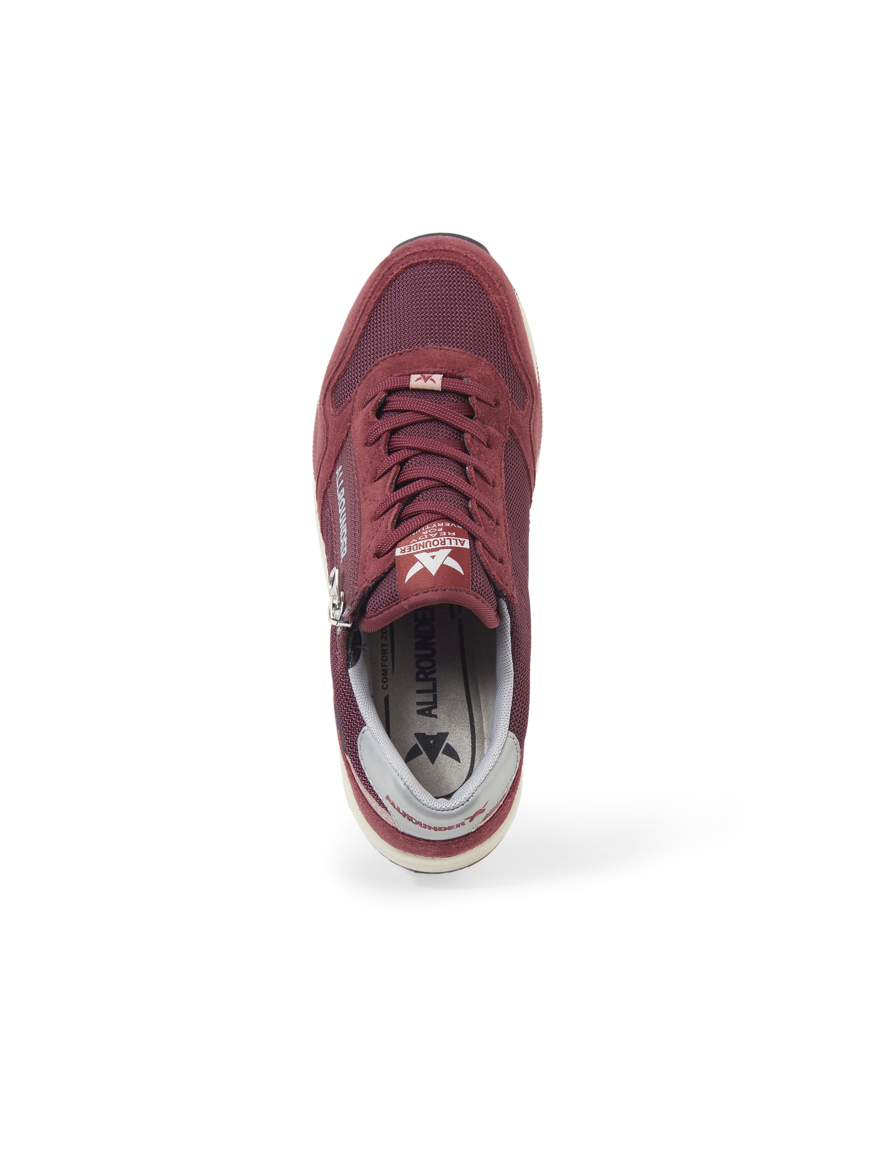 Vandtætte, åndbare outdoor-sneakers i okseruskind Fra Allrounder rød