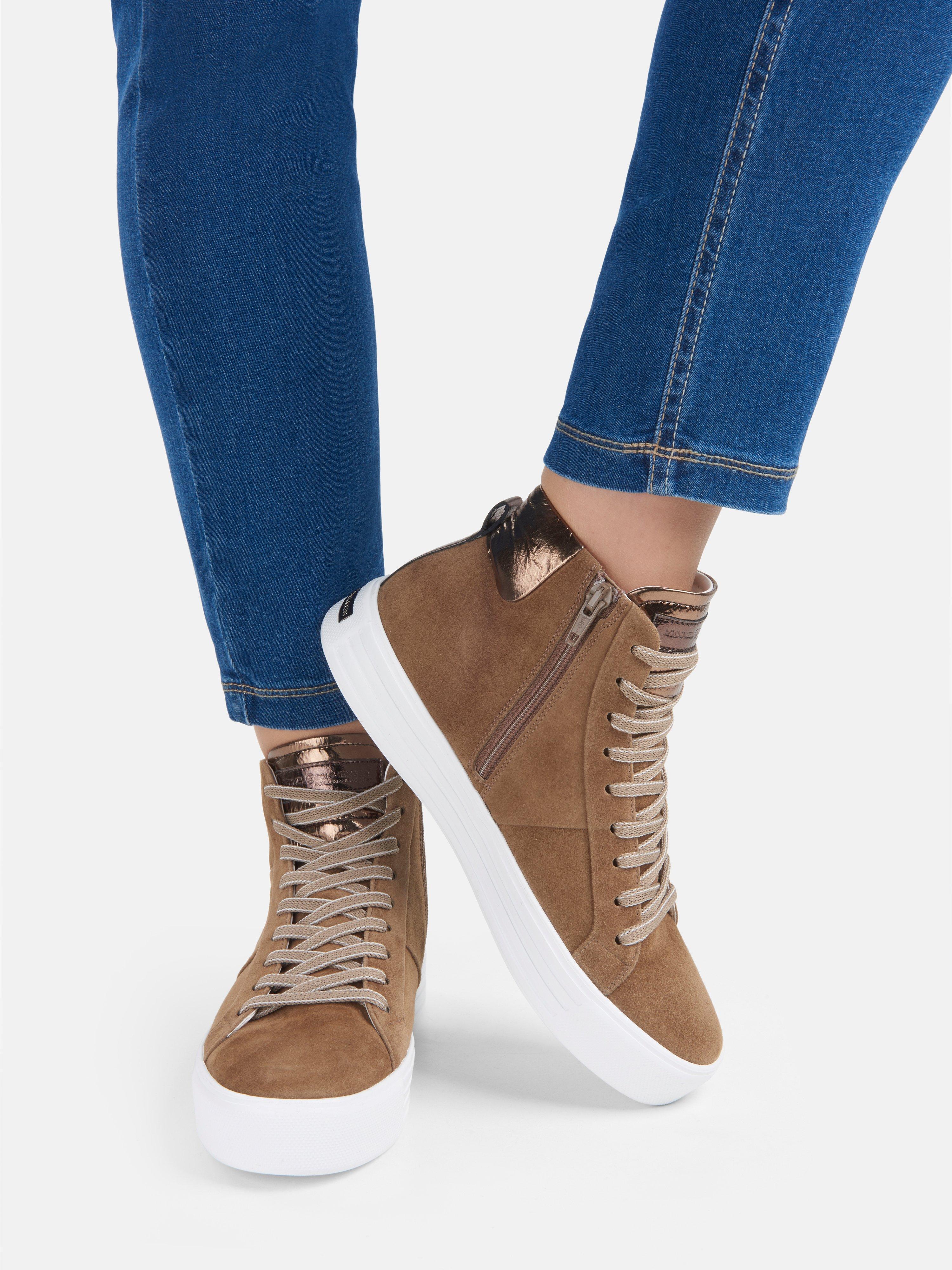 platform ankle sneakers