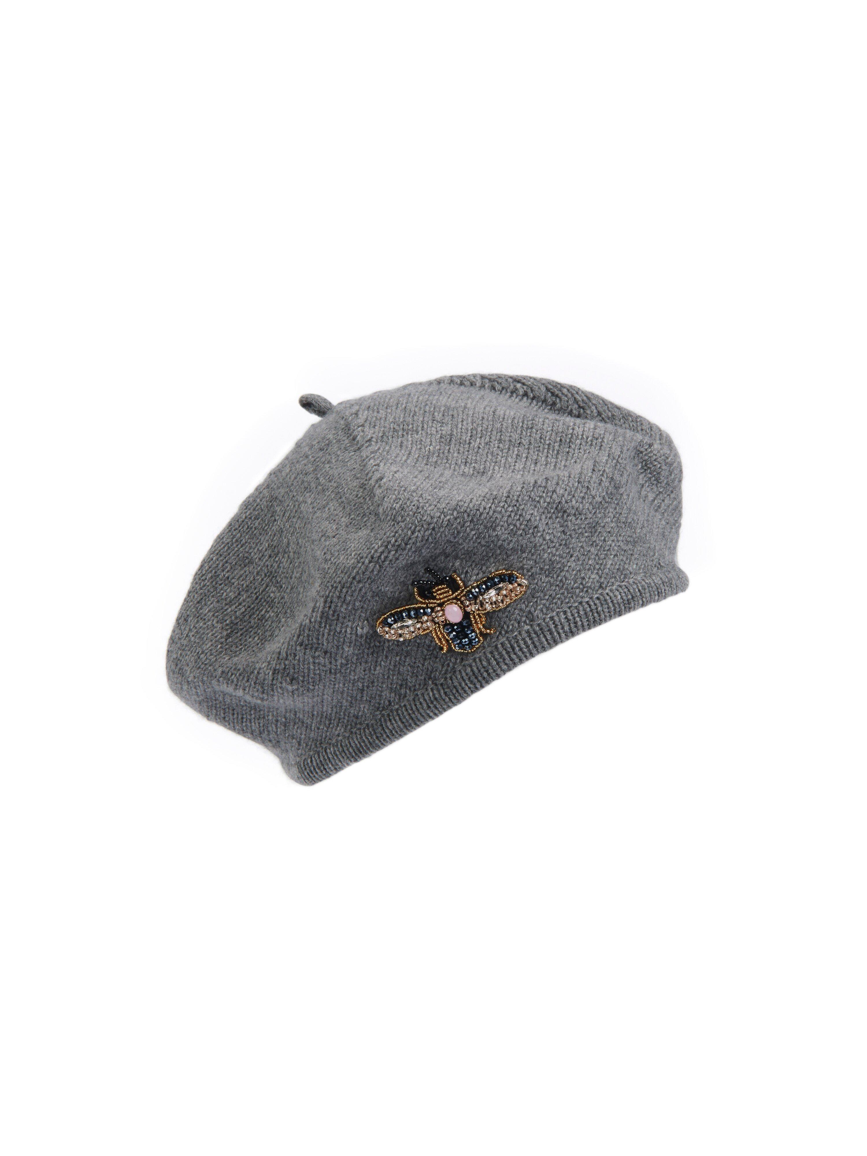 Peter Hahn Cashmere - Basken-Mütze aus 100% PREMIUM Kaschmir