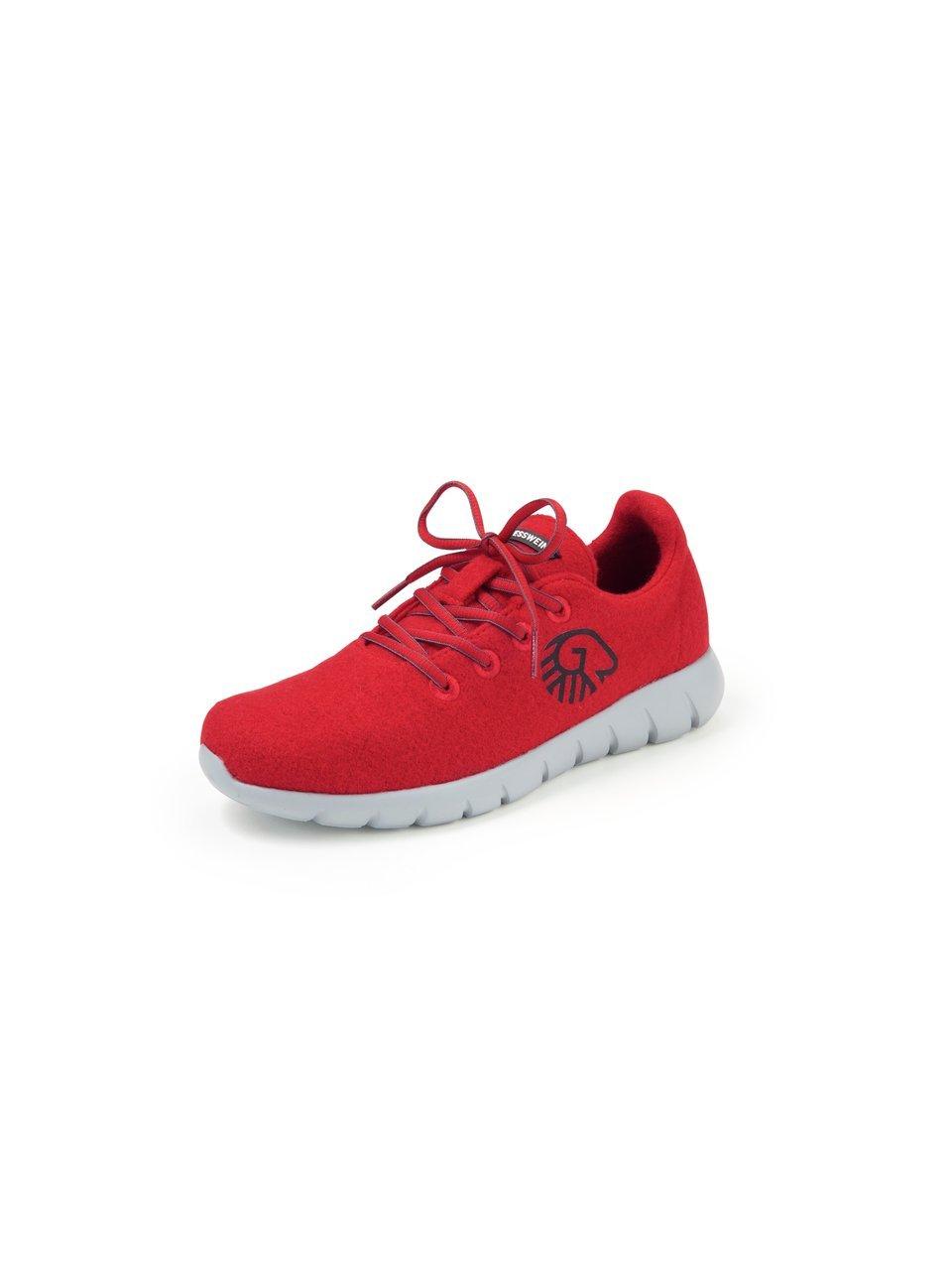 Sneakers Merino Runners merinoswolstretch Van Giesswein rood