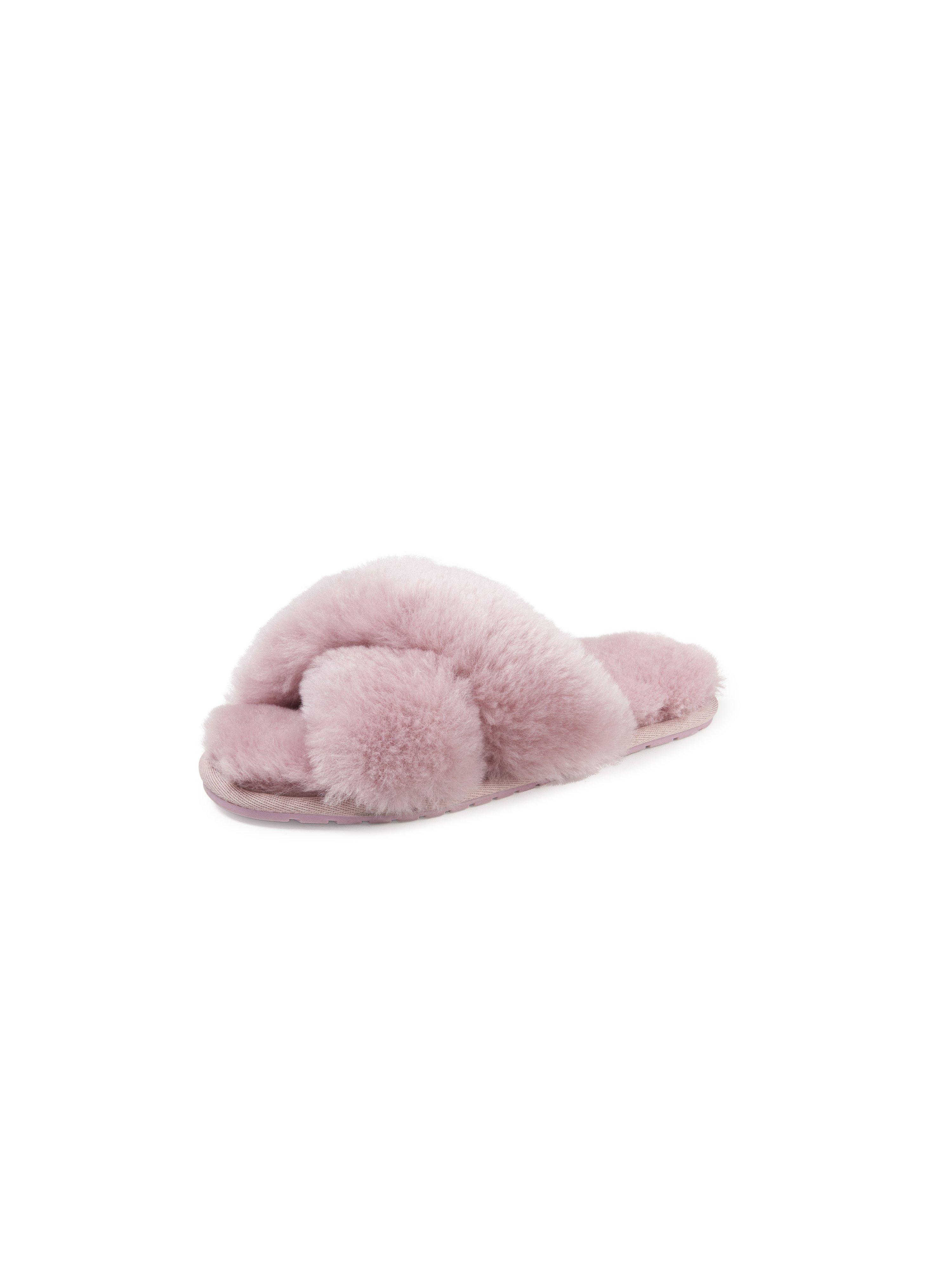 Lammy pantoffels Van Emu roze