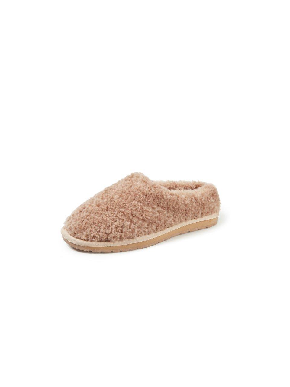 Slippers Joy Teddy Van Emu beige