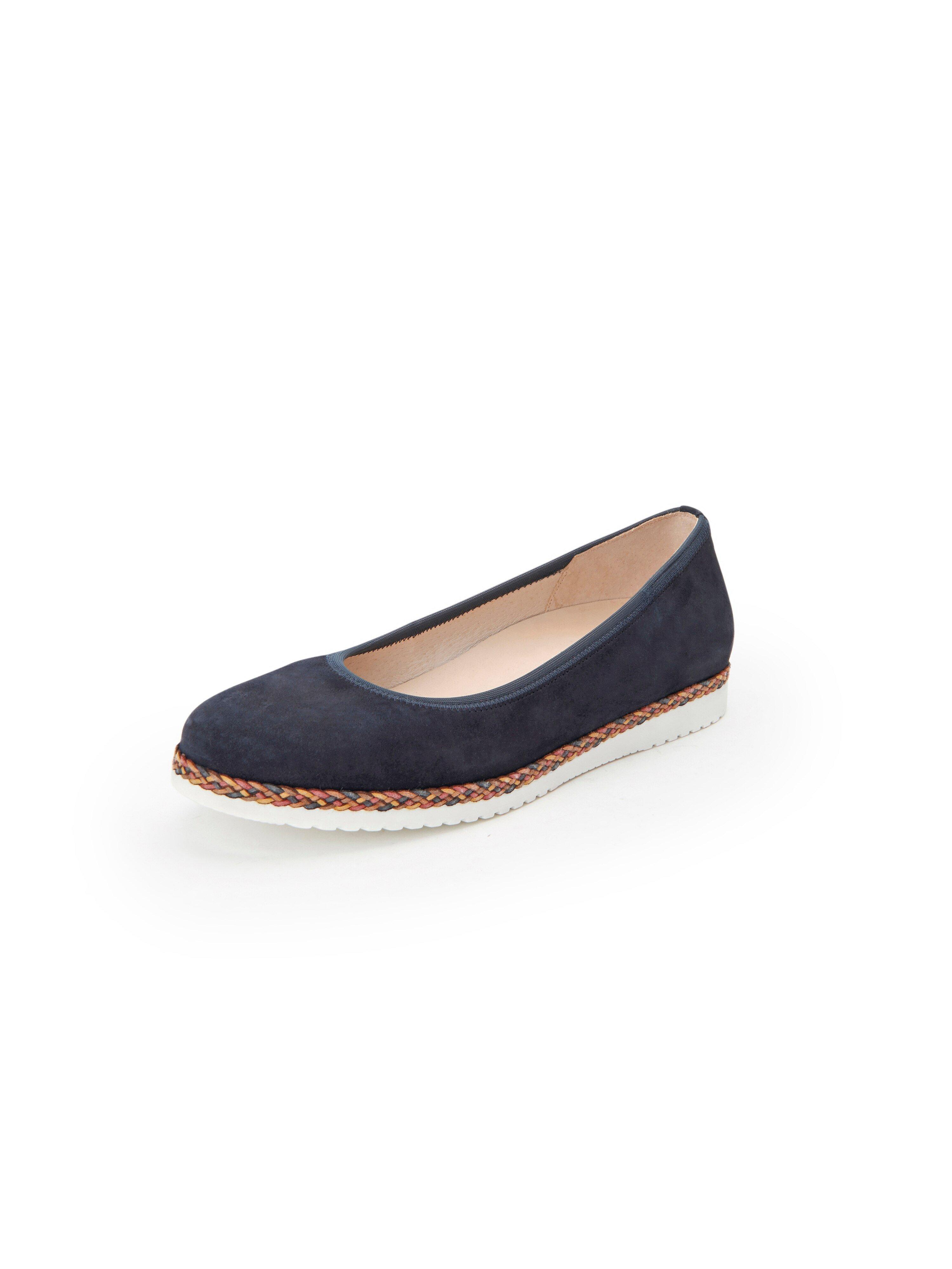 gabor navy ballet pumps