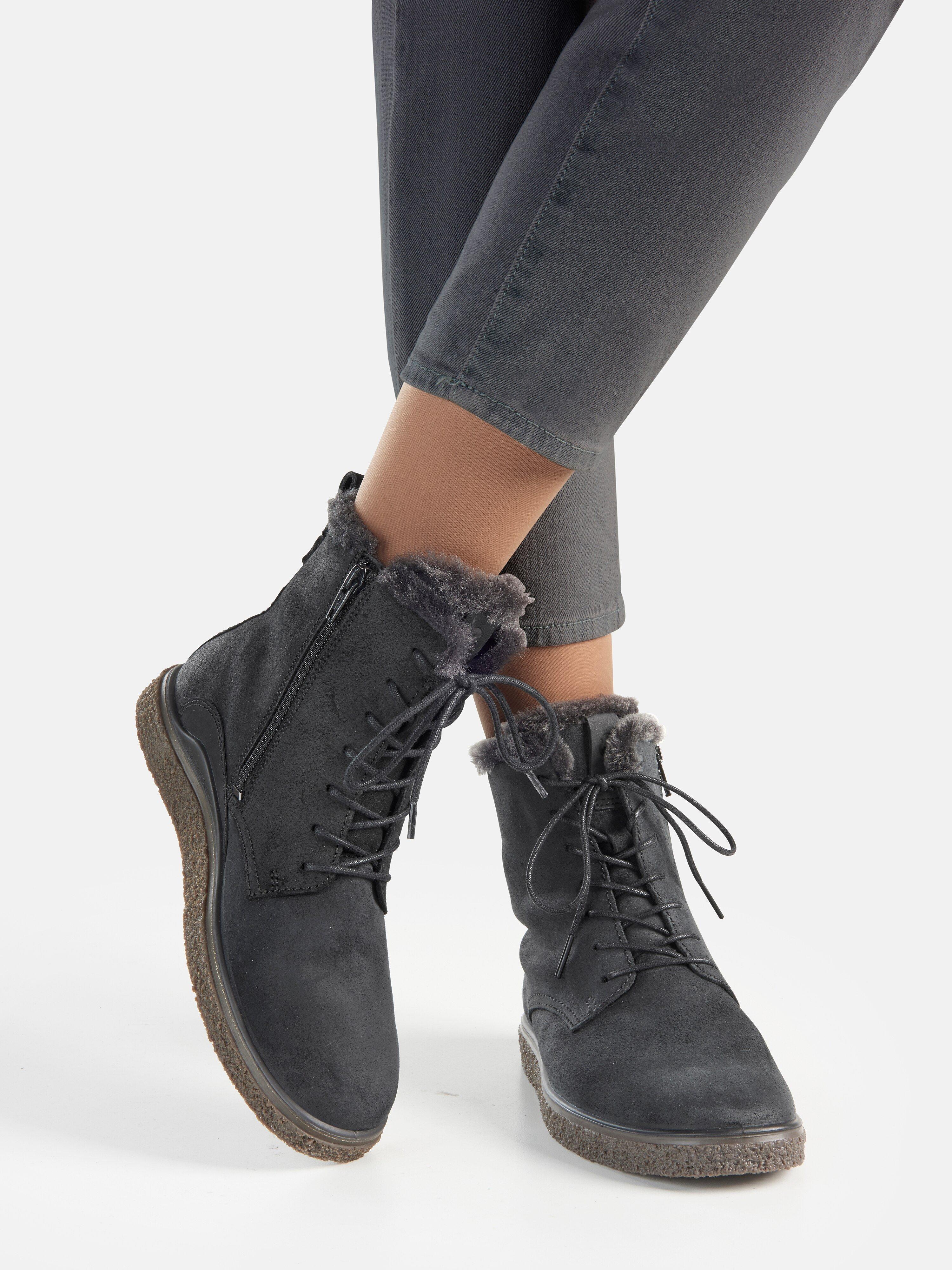 Ecco - Crepetray lace-up ankle boots 