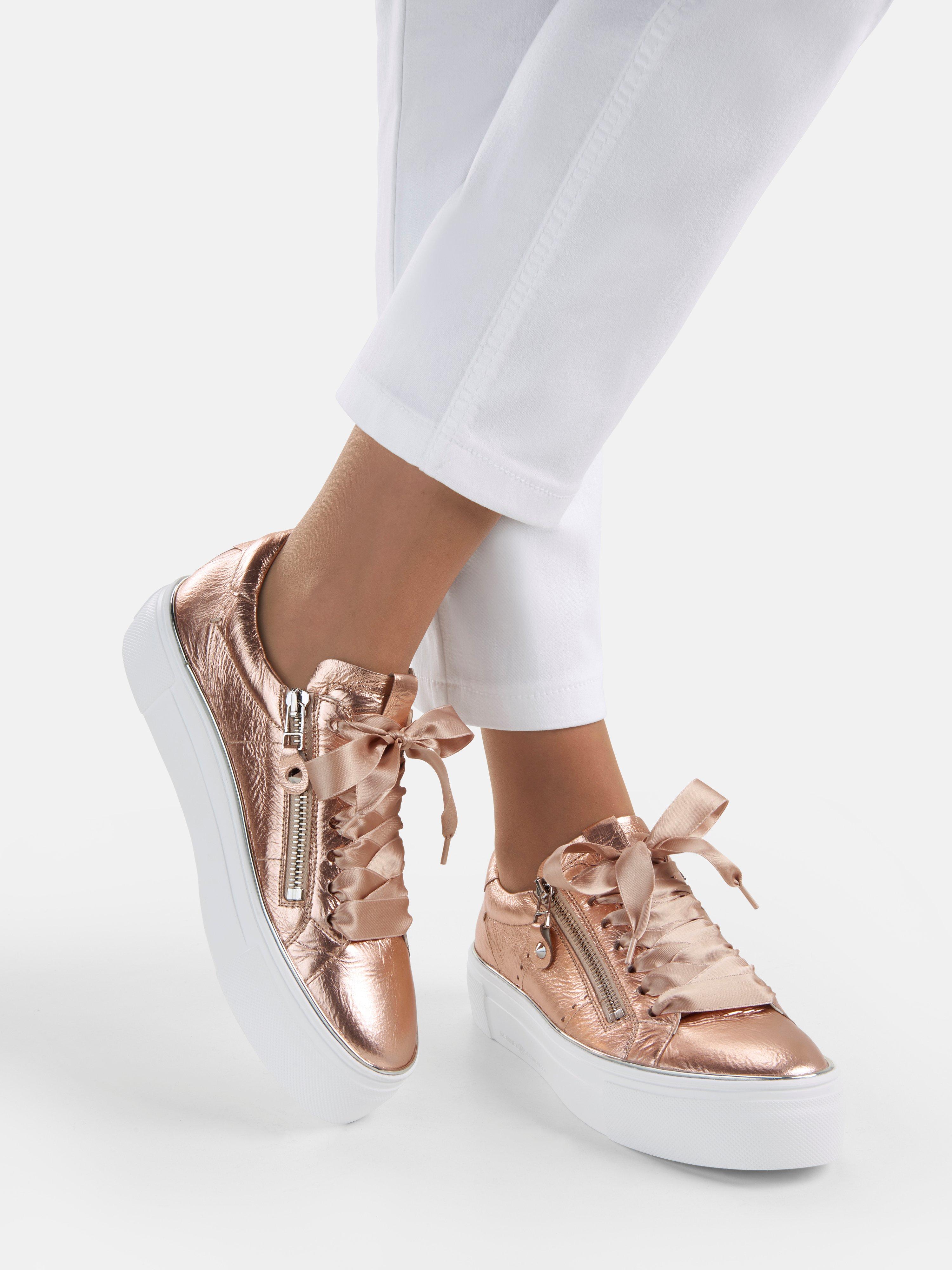 rose gold sneakers