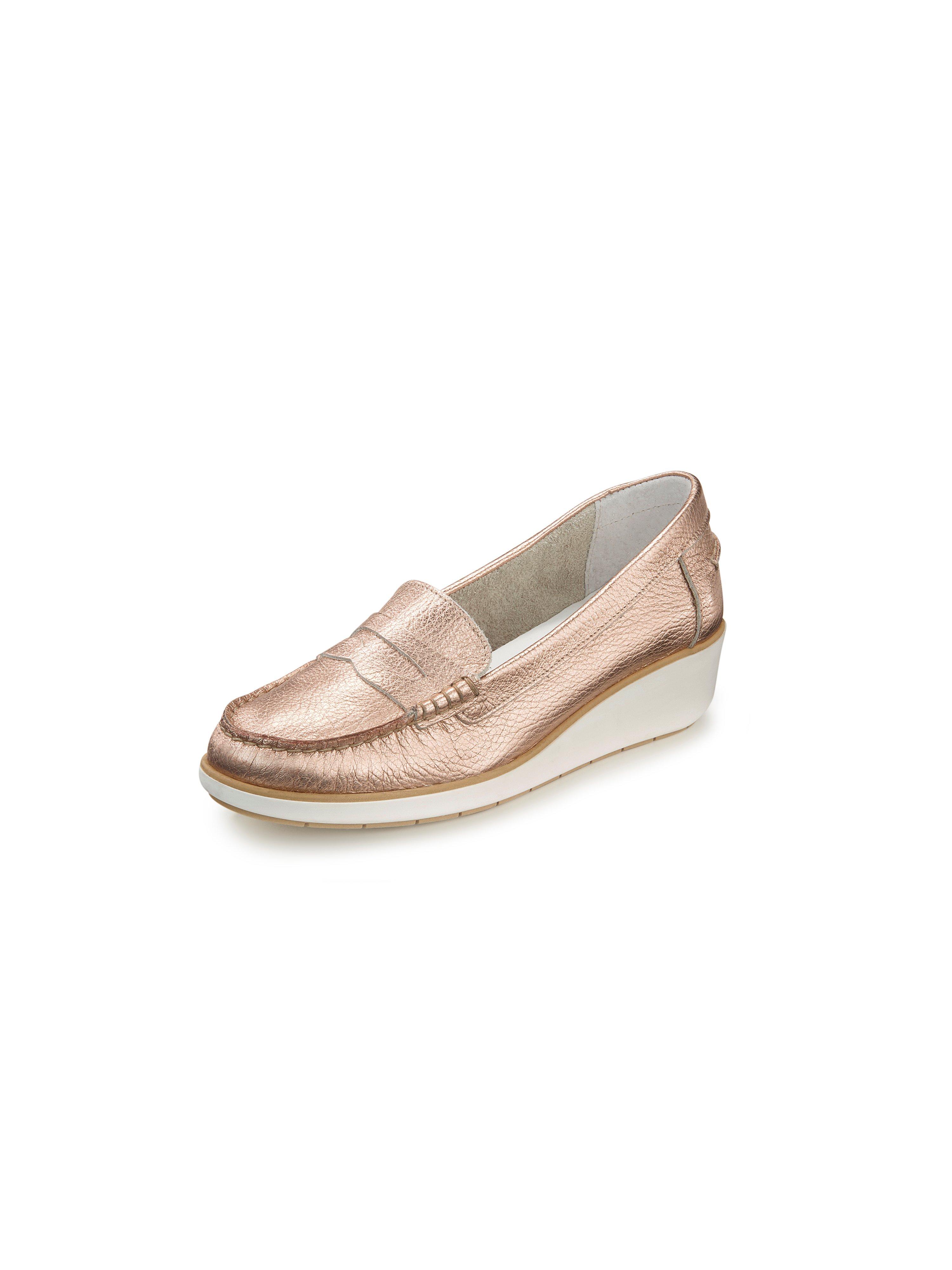 rose gold loafers