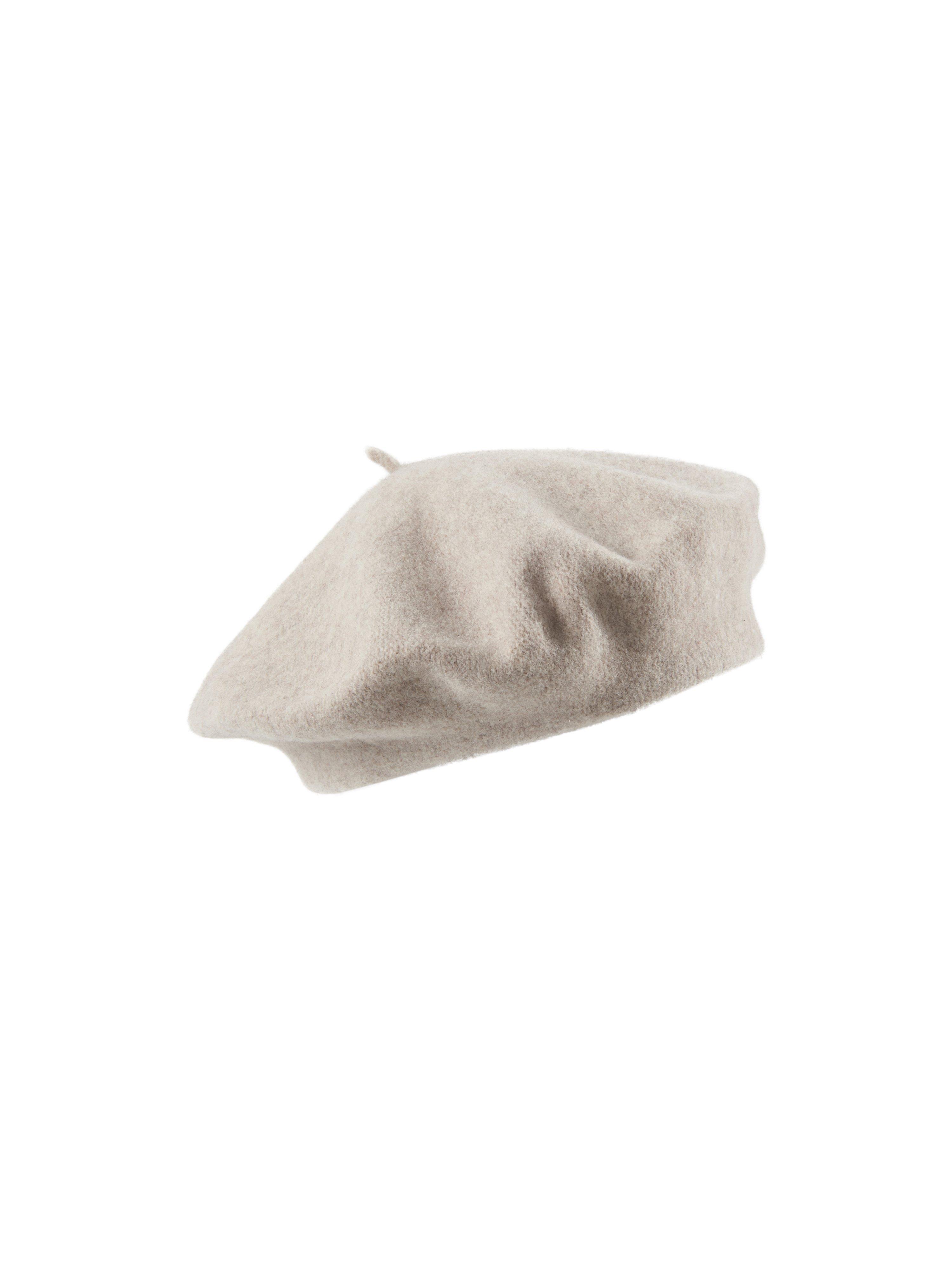 Baret 100% wol Van Roeckl beige