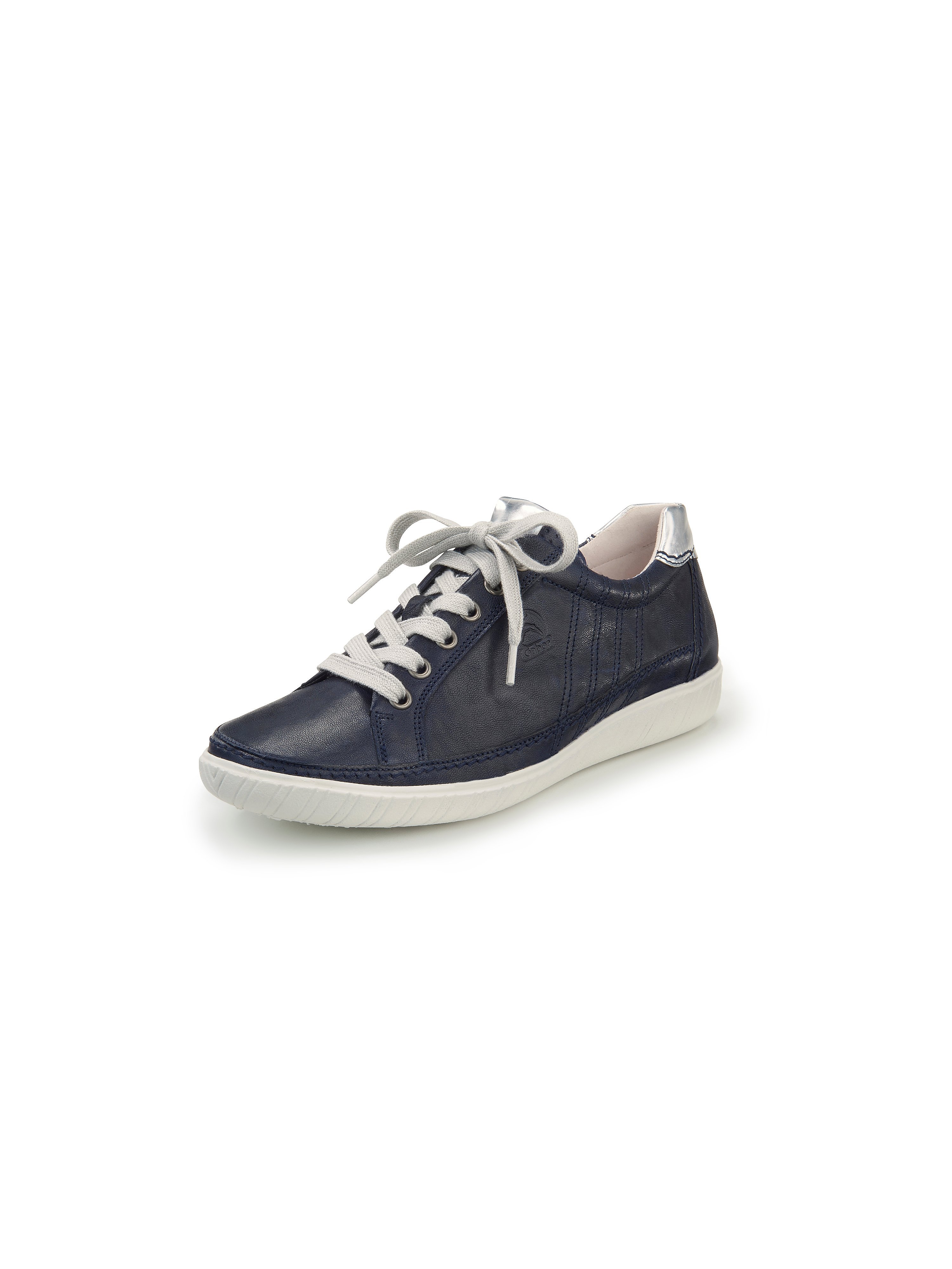 Sneakers leer Opti Fit-voetbed Van Gabor Comfort blauw