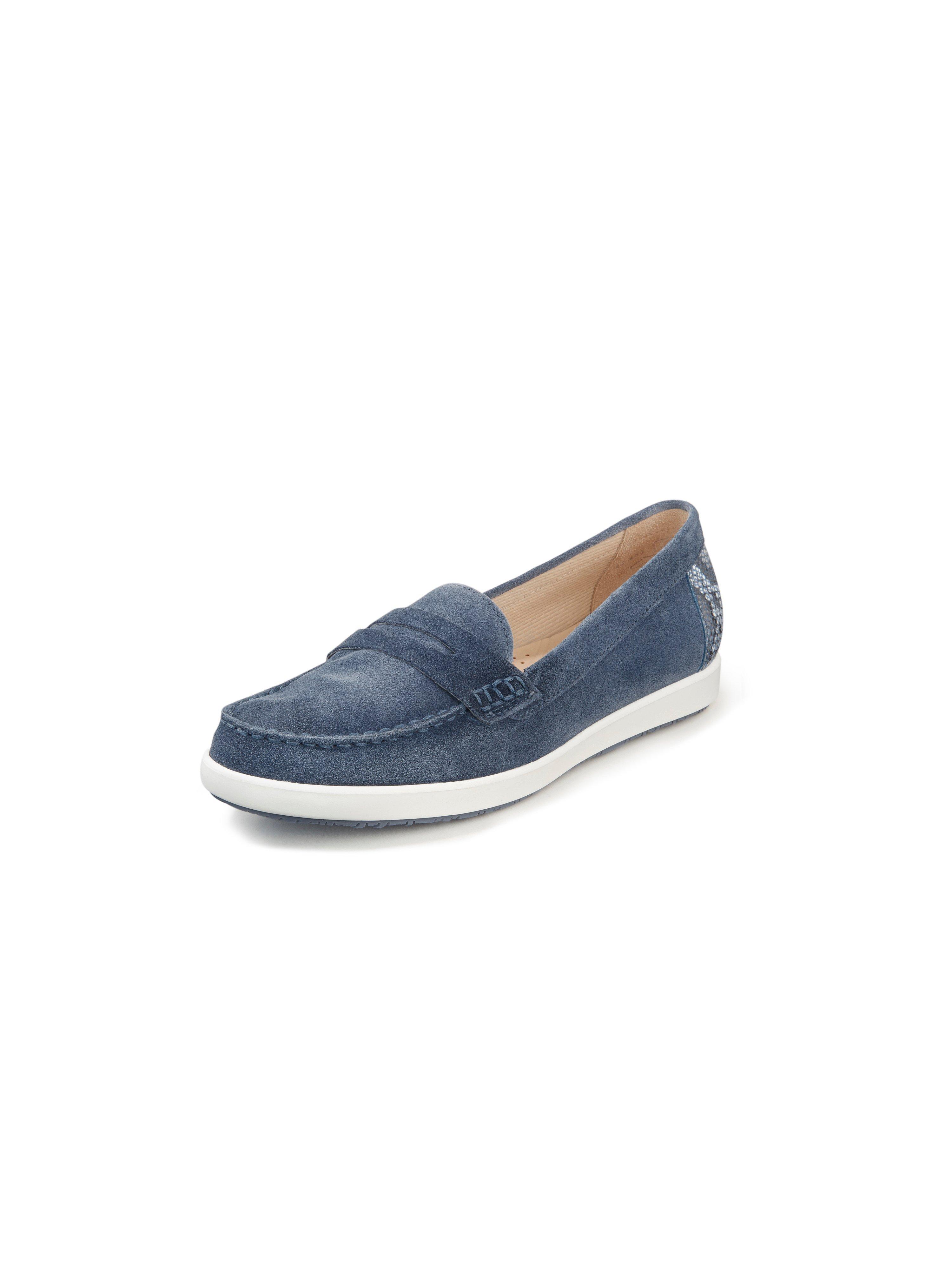 gabor navy loafers