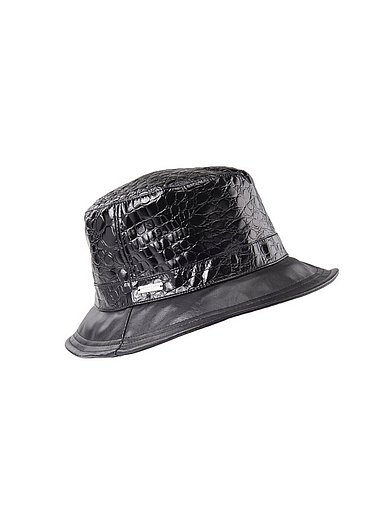 Seeberger - Hat made of glossy imitation leather