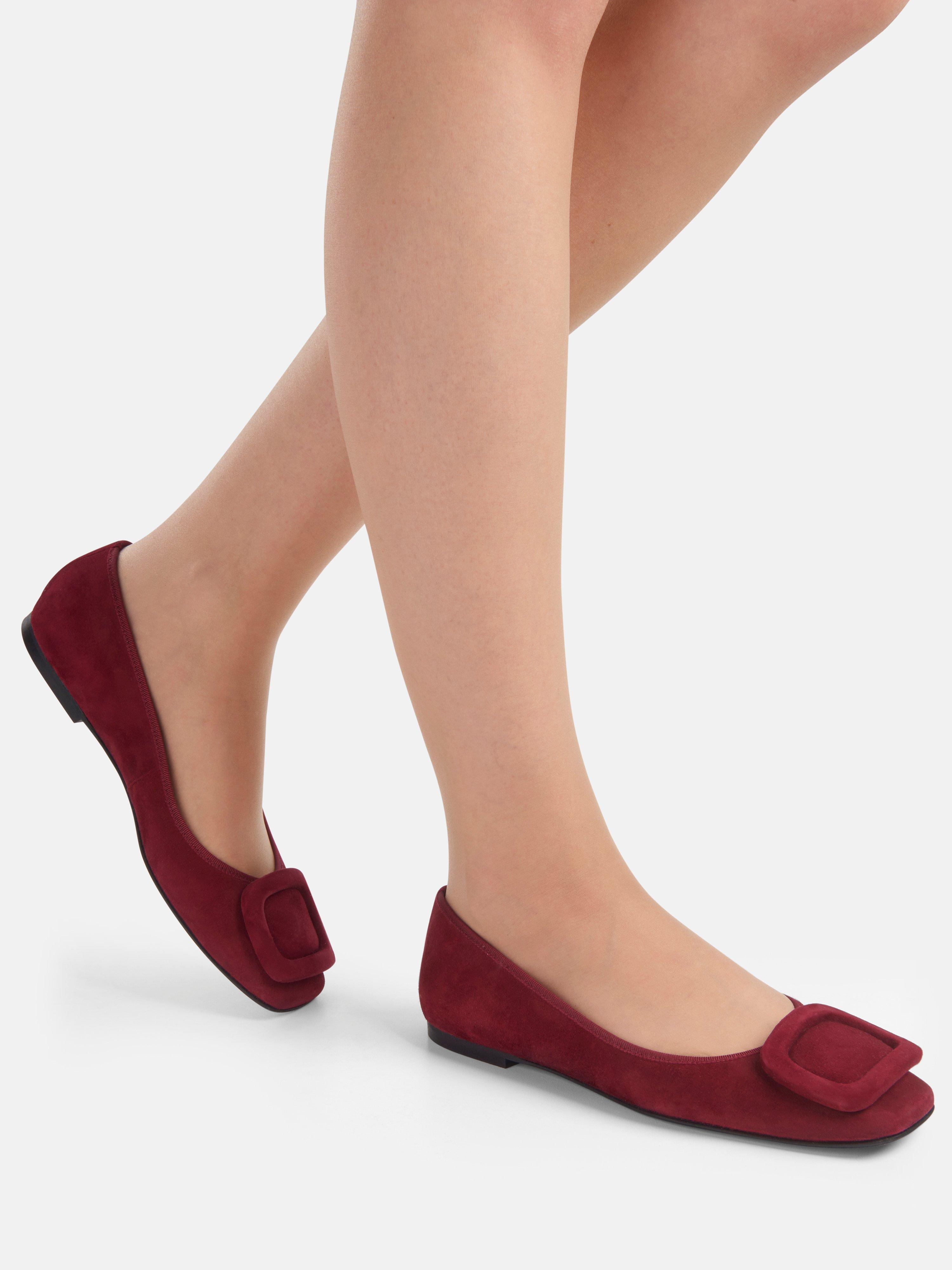 callie canvas ballerina pumps