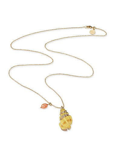 KATHY JEWELS - Necklace with an embellished shell