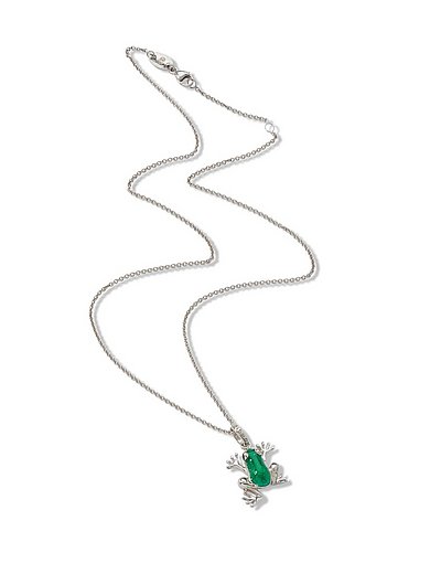 GIORGIO MARTELLO MILANO - Necklace with frog pendant