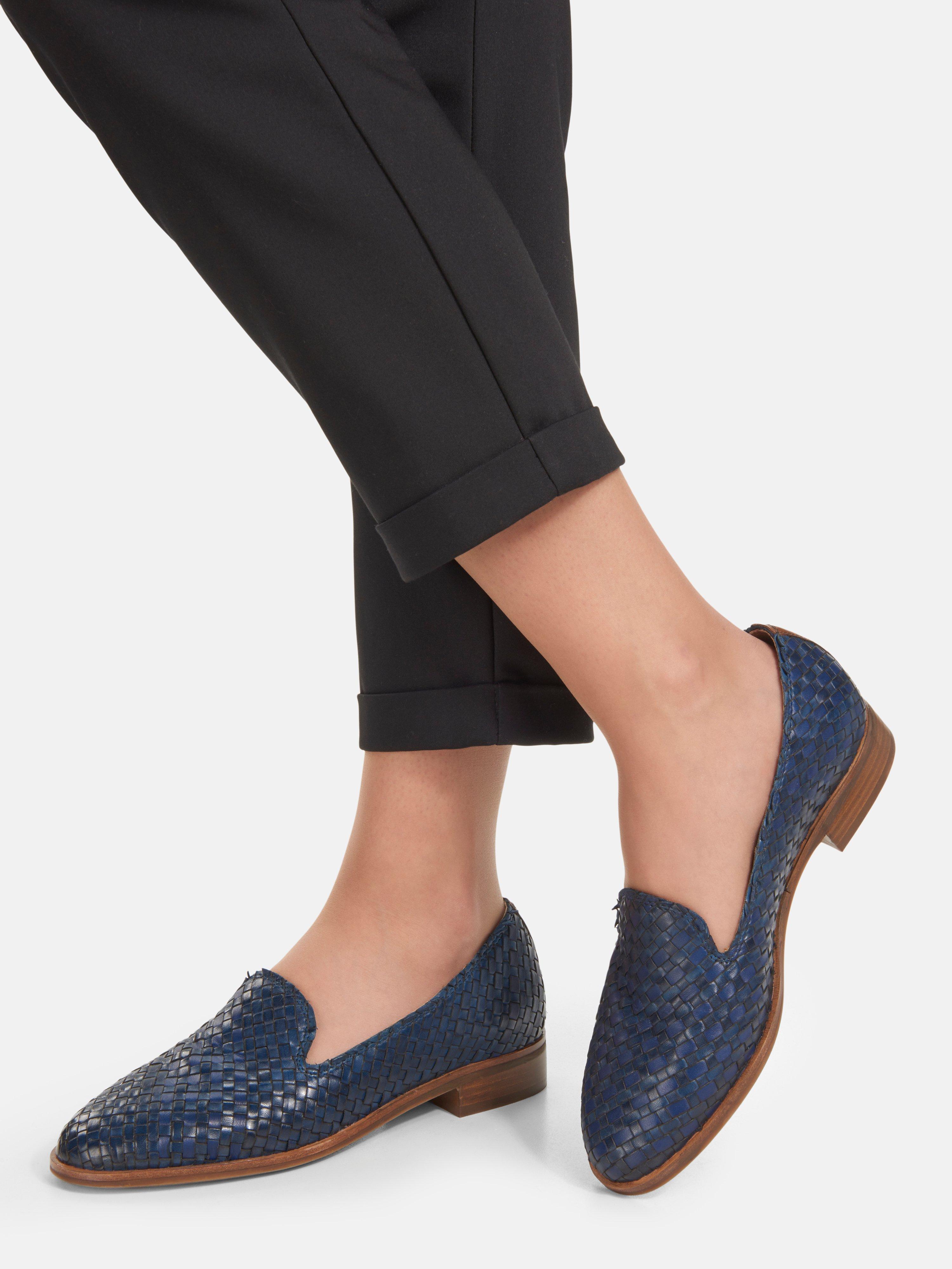 flechtslipper damen