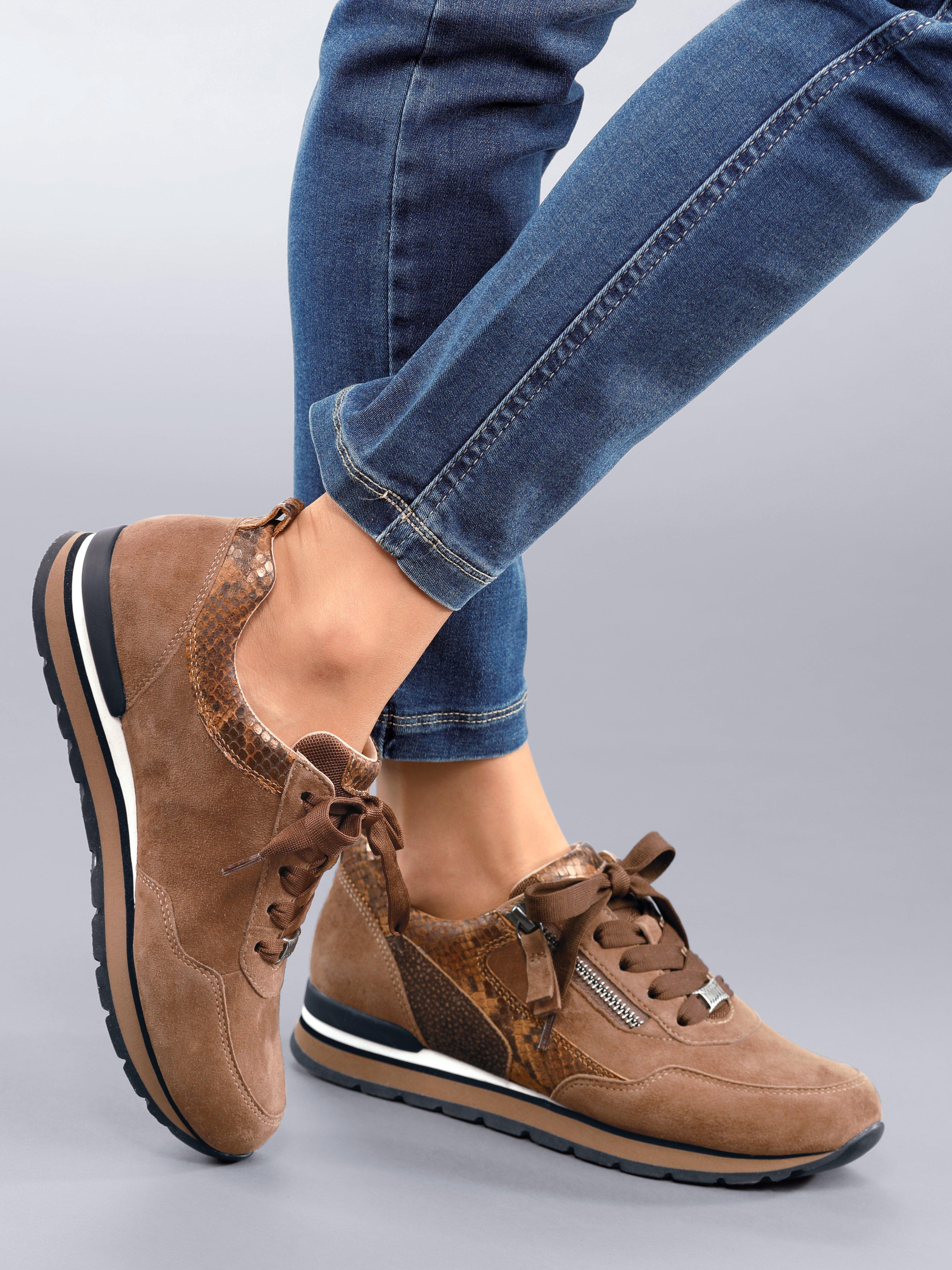 Gabor Comfort - Sneakers i gederuskind - brun