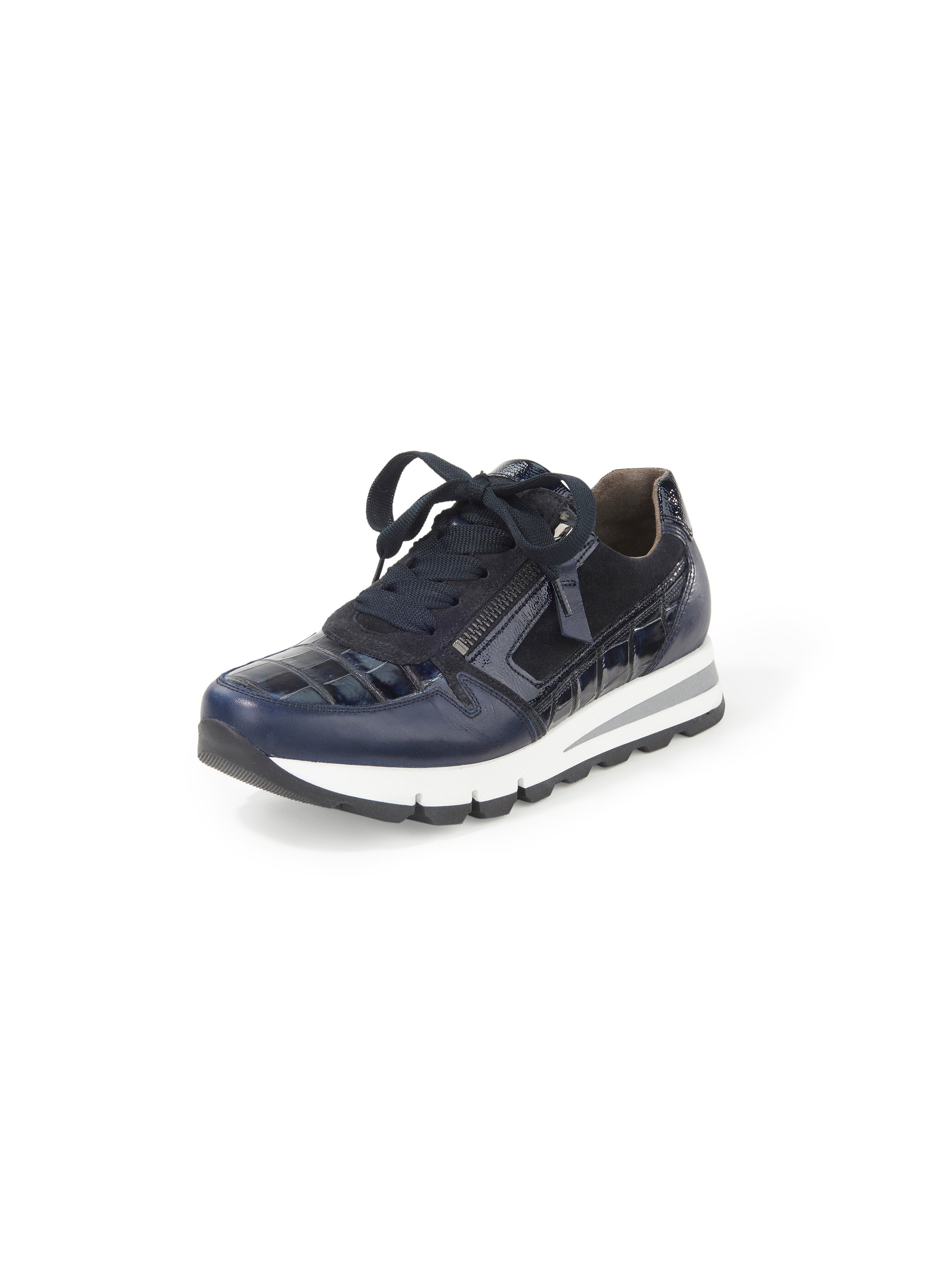 Sneakers made of cowhide nappa Gabor Comfort blue