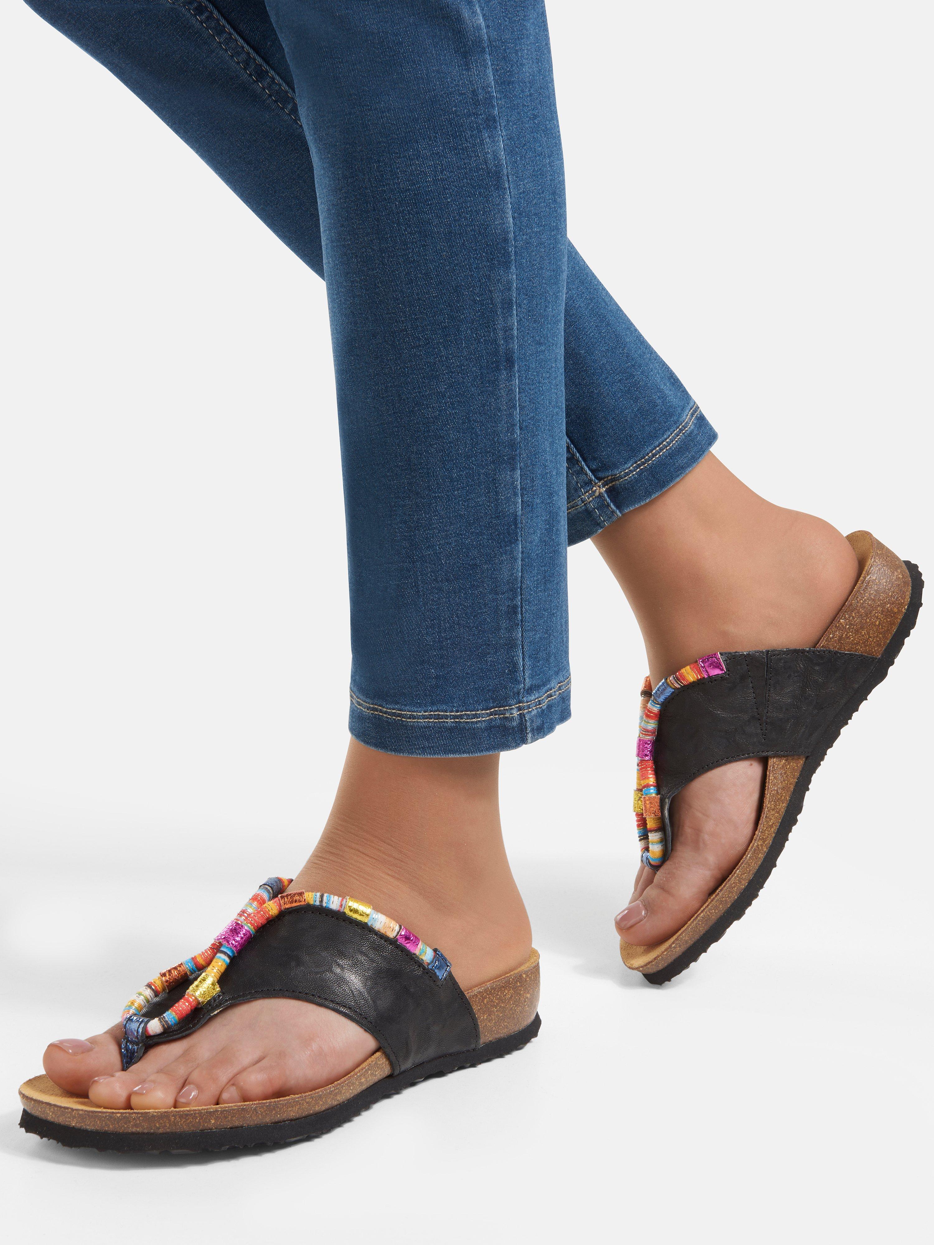 Think Sandaler Med Tarem Julia Sort Multicolor