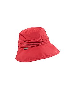 le chapeau en tissu facile à entretenir  seeberger rouge