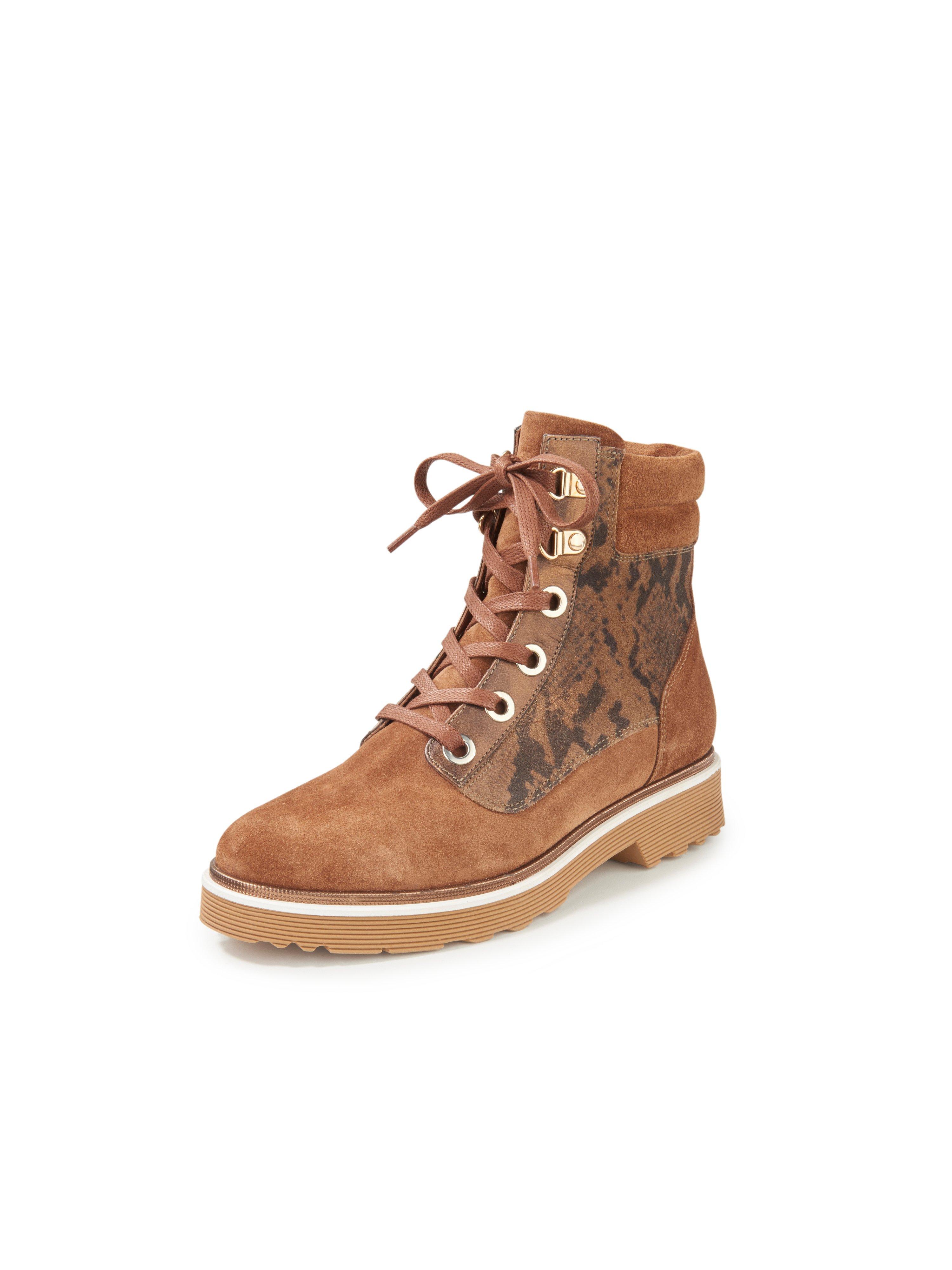 bottines lacets velours
