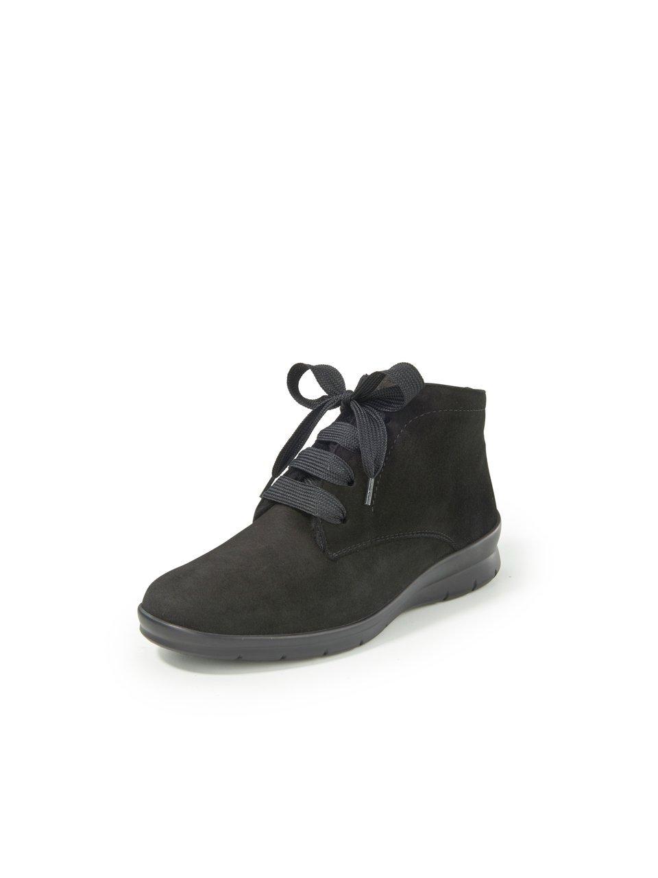 Semler - Les bottines à lacets en cuir velours de chèvre
