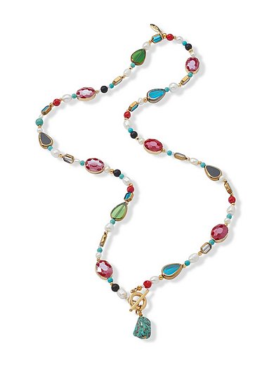 Juwelenkind - Le collier Santorin avec pendentif en turquoise