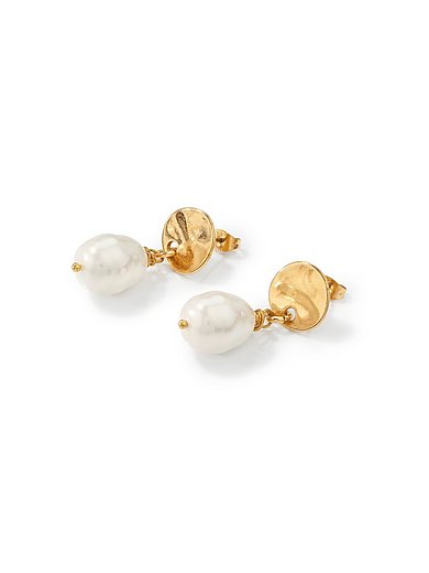 Juwelenkind - Les clous d'oreilles June à perles de coquillage