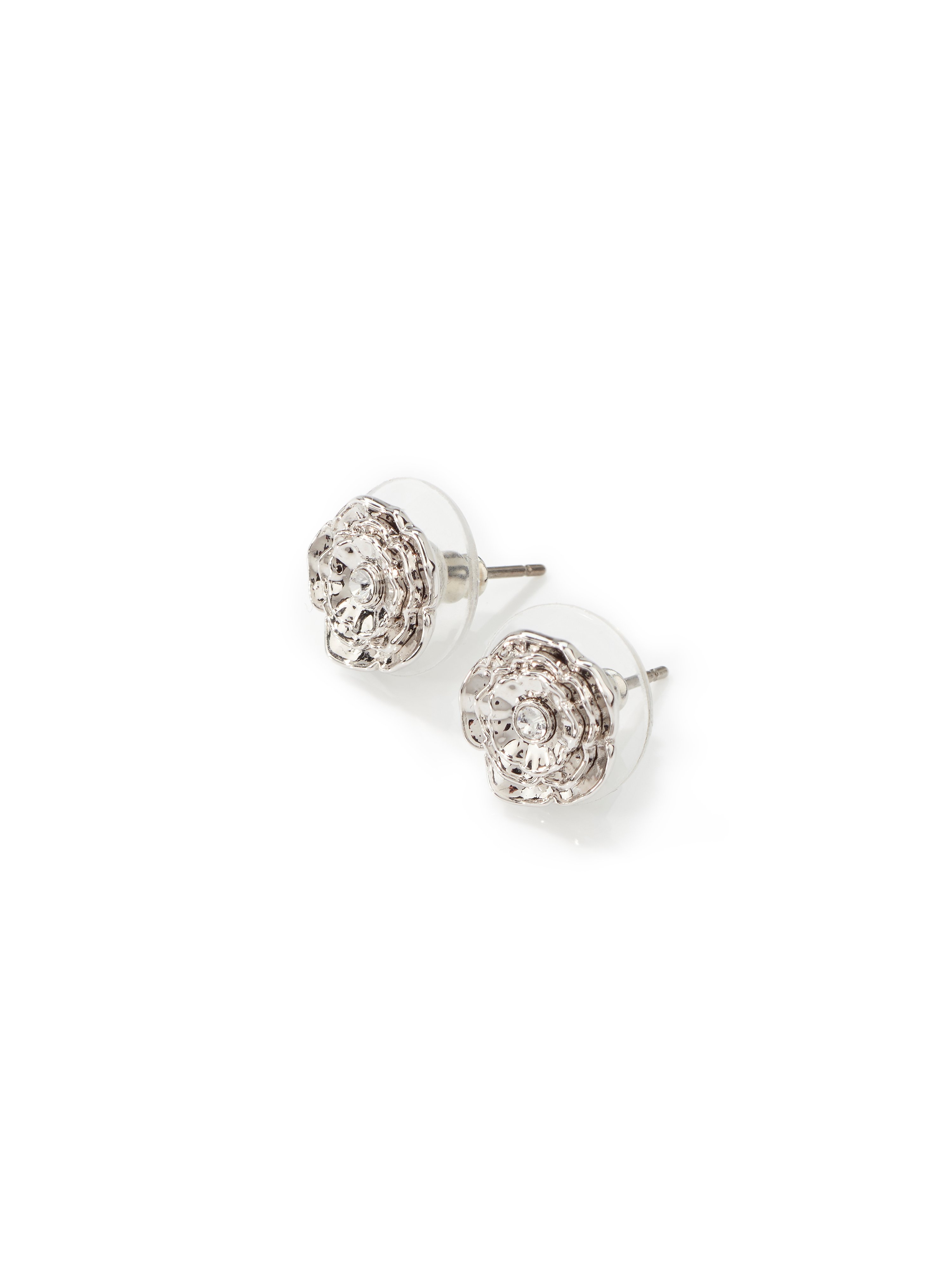 Stud earrings crystals Uta Raasch silver