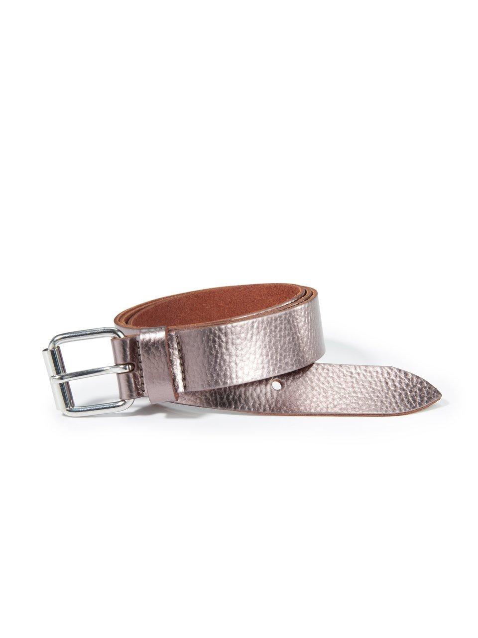 Image of Belt in nappa leather Peter Hahn beige