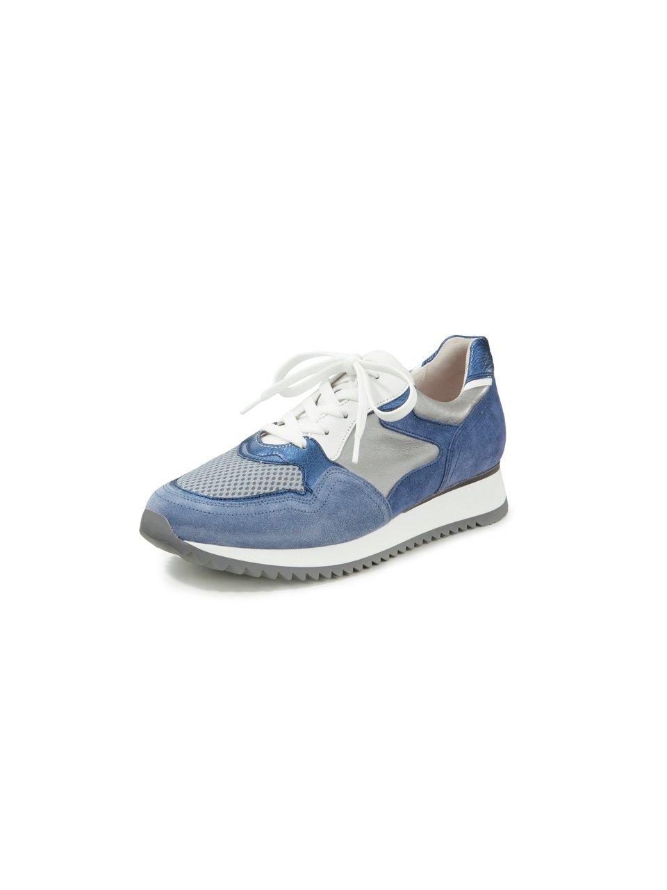 Sneakers suèdeleer Van Gabor Comfort blauw