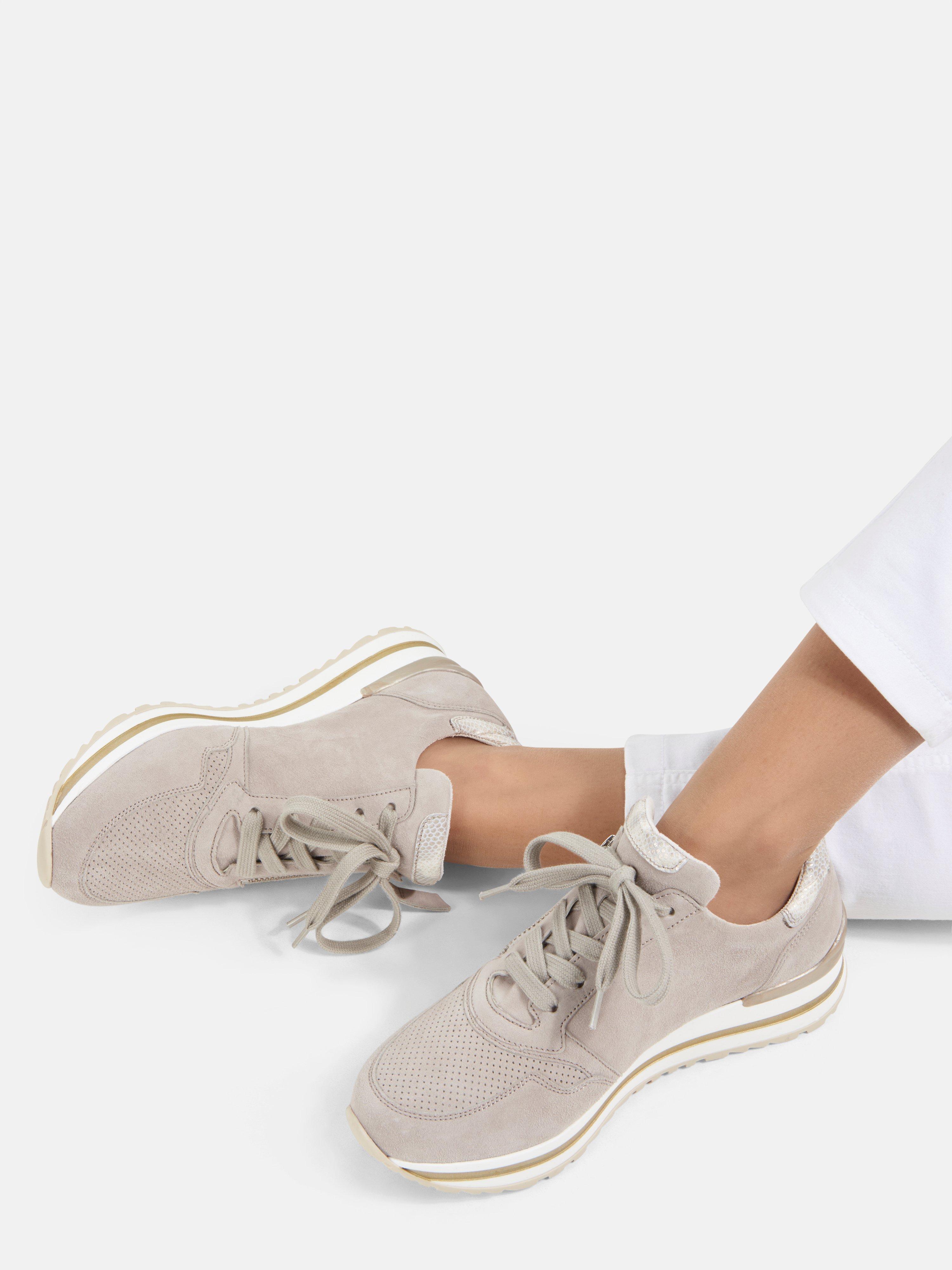 Gabor Comfort - Les sneakers en cuir ­velours de chèvre