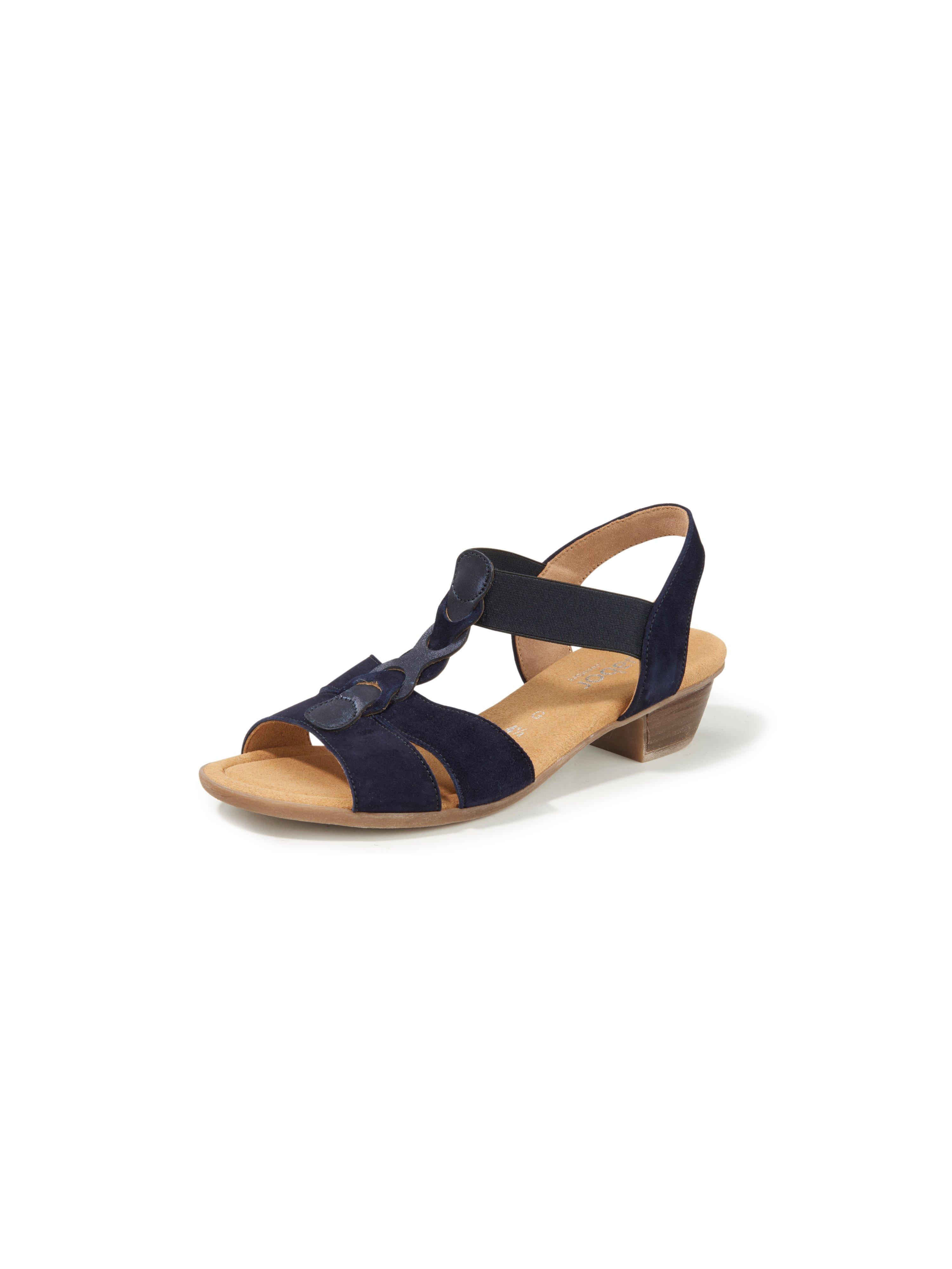 Sandalen geitensuedeleer Van Gabor Comfort blauw