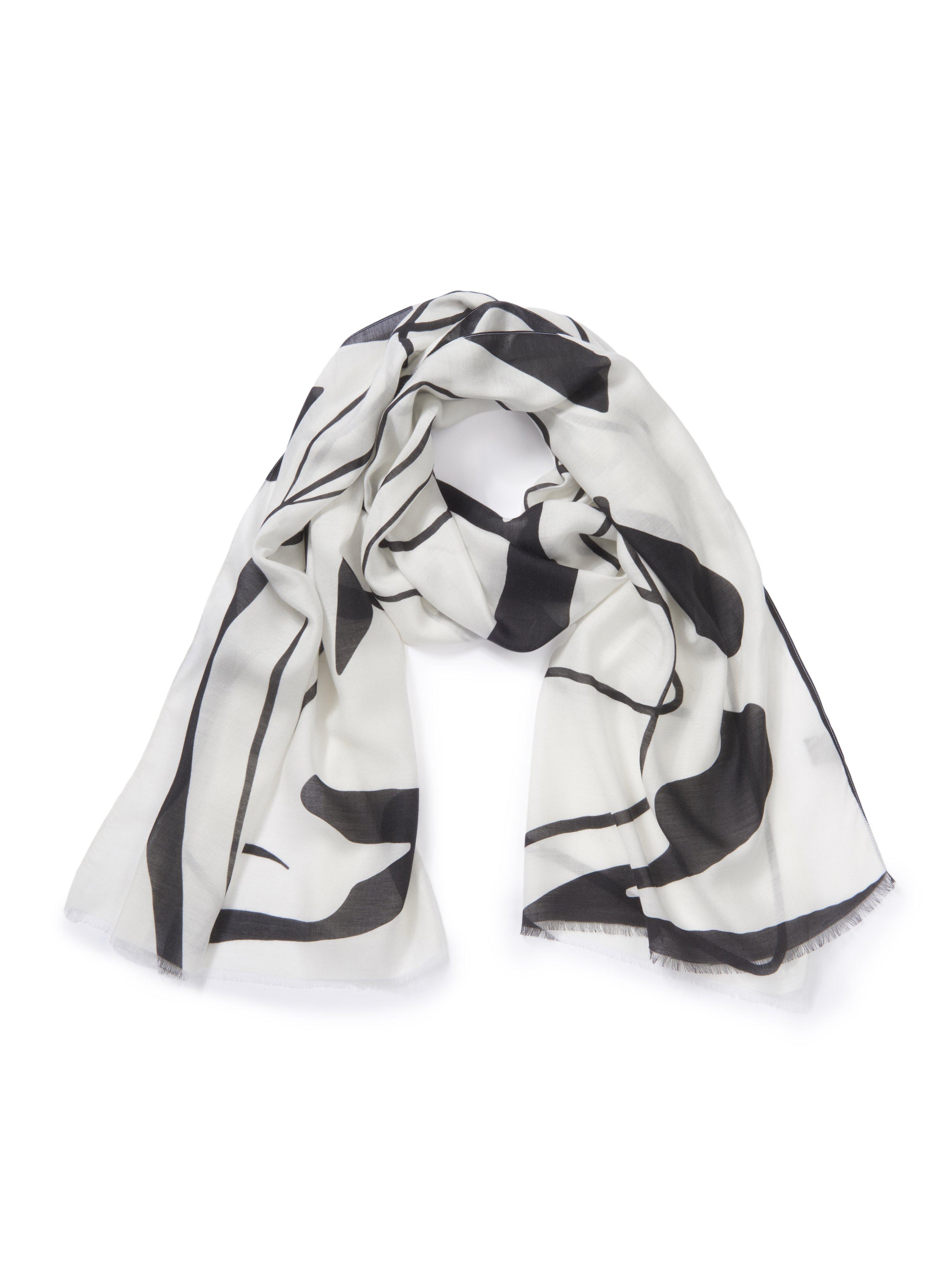 Sjaal print Van Emilia Lay wit