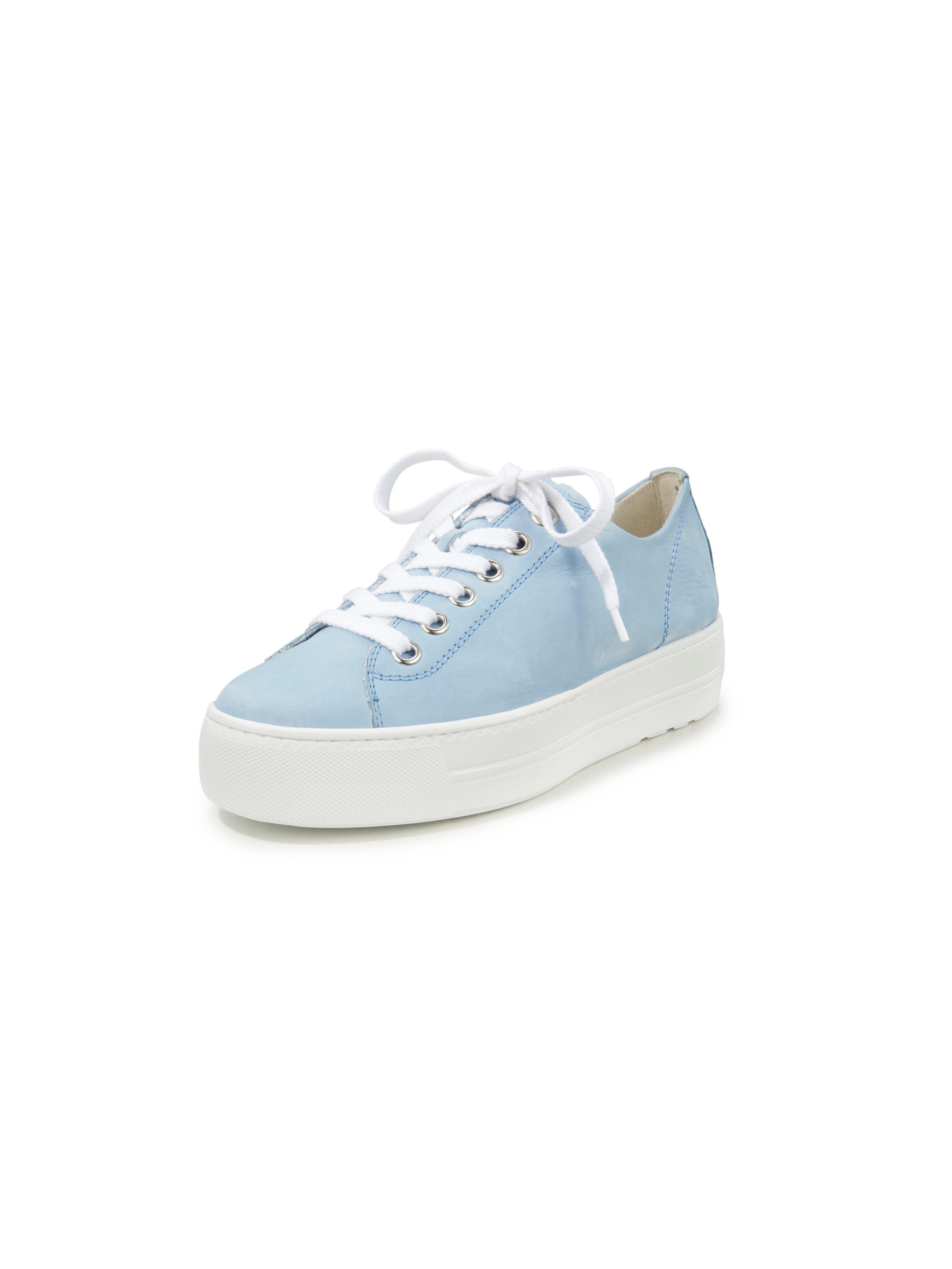 Paul Green - Platform sneakers with terry lining - light blue