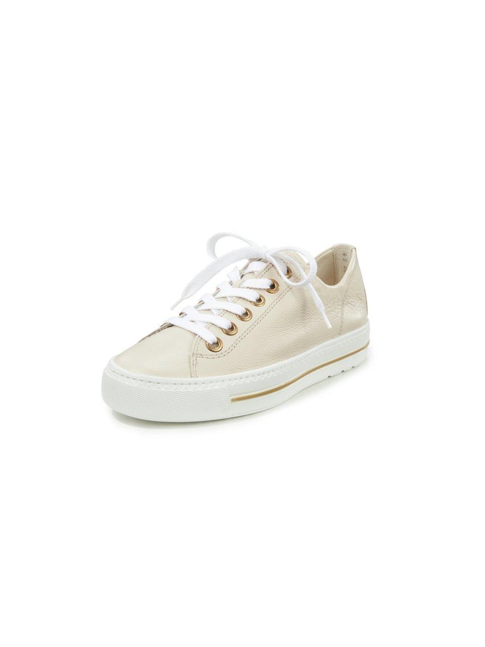 Sneakers superzacht kalfsnubuckleer Van Paul Green beige