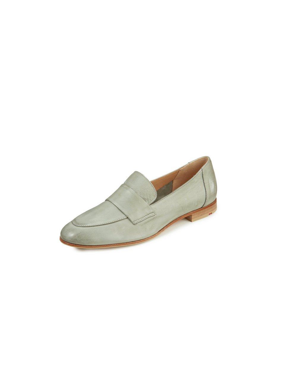Loafers made of calf nappa leather Lloyd green