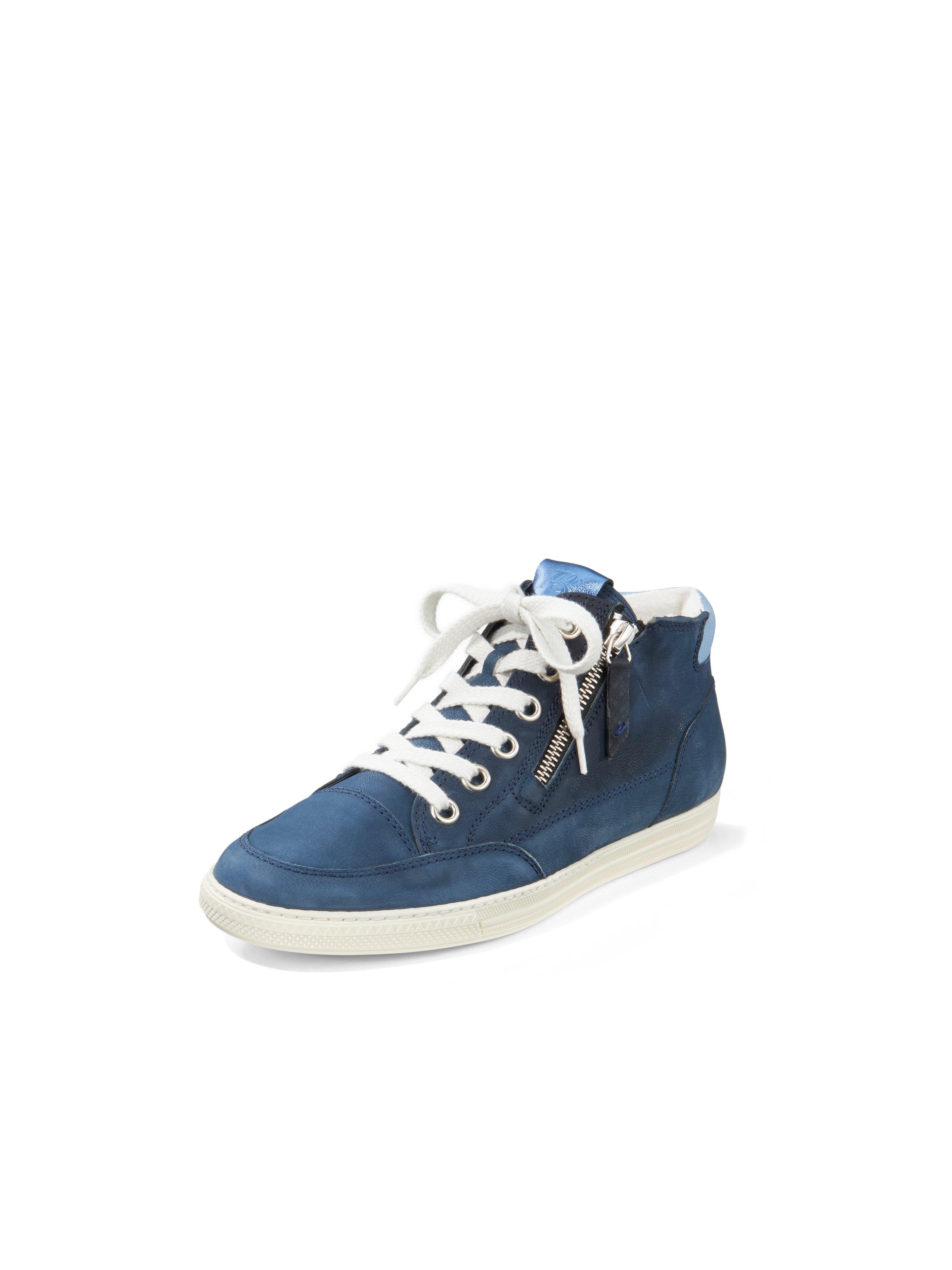Paul Green - Enkelhoge sneakers van kalfsleer en suèdeleer