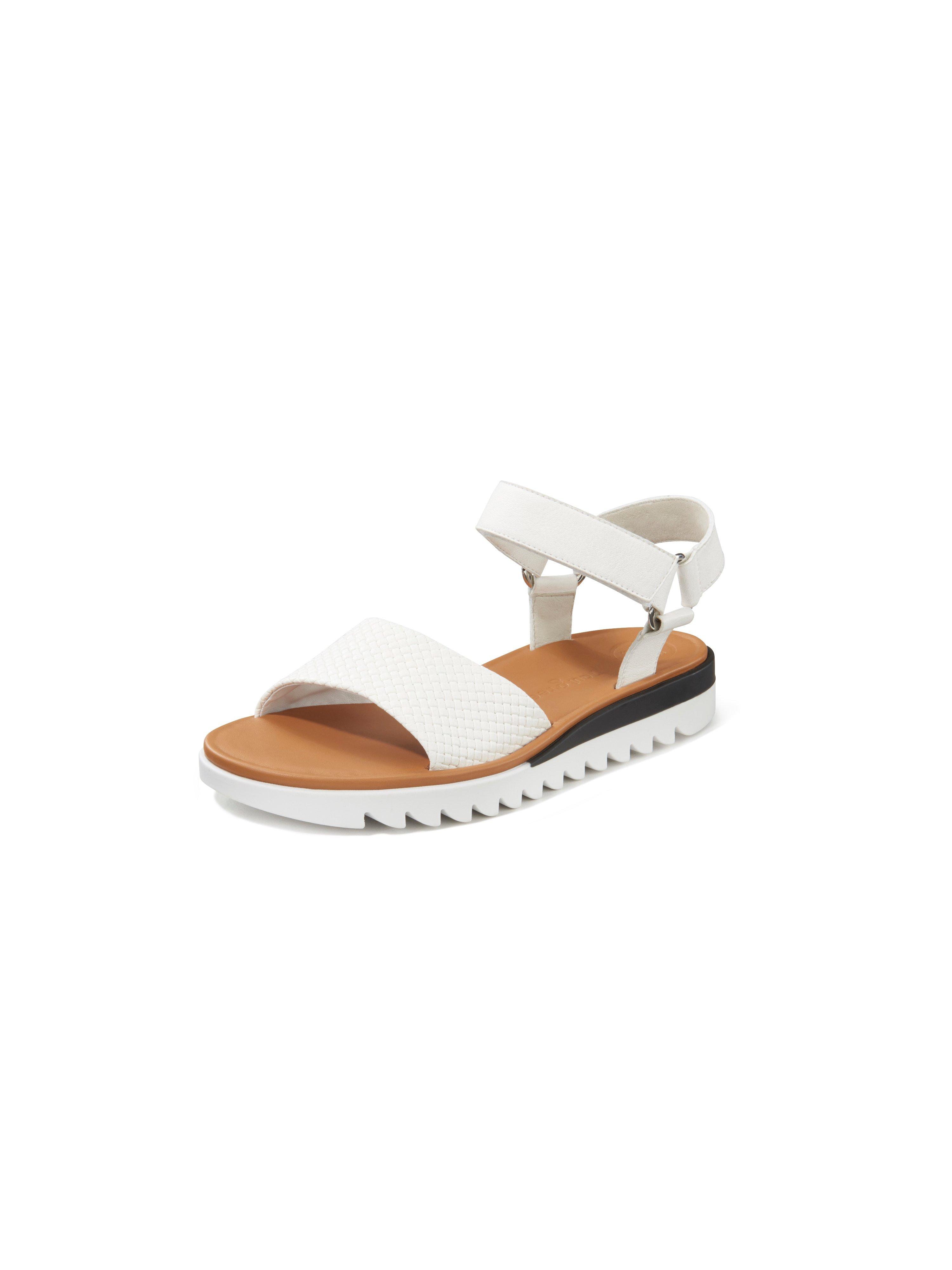 Paul Green - Sandals with a plaited look - white