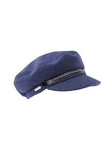 la casquette en feutre  seeberger bleu