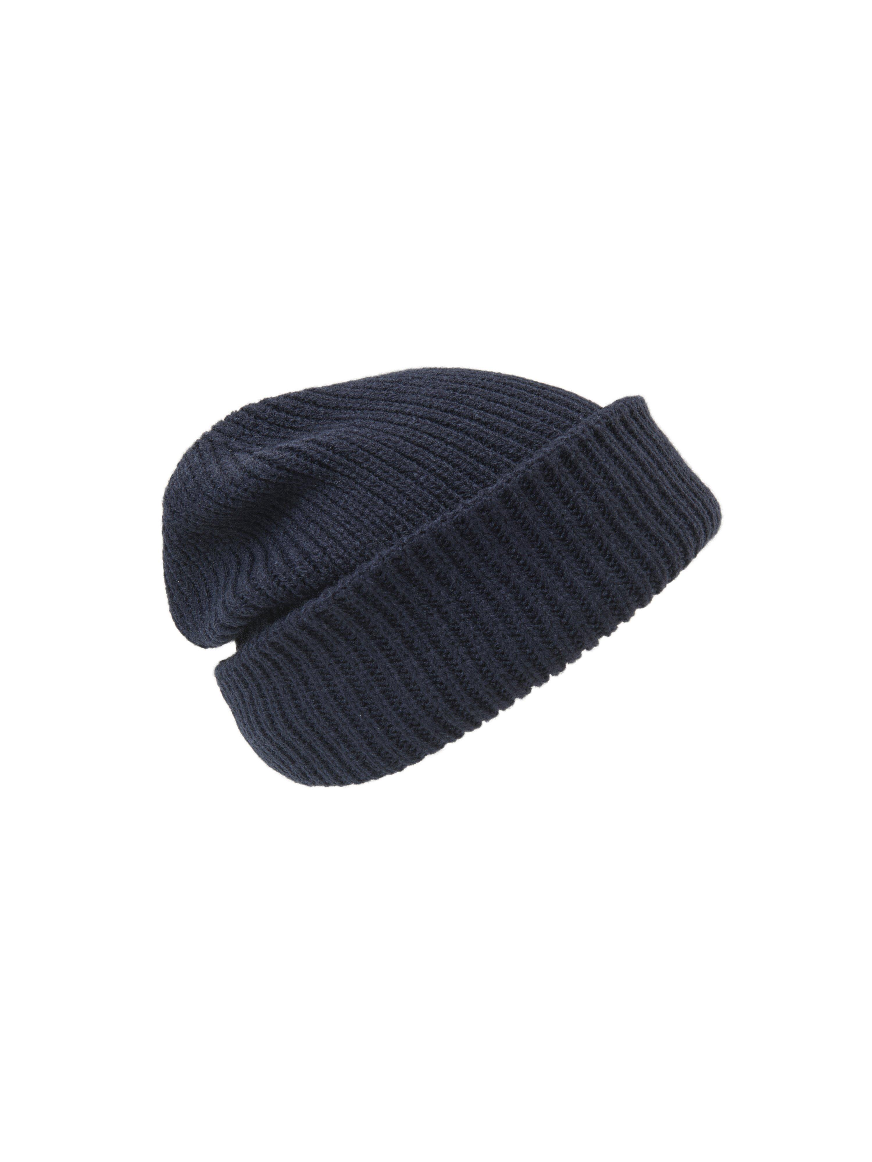 Beanie brede omslagband Van DAY.LIKE blauw