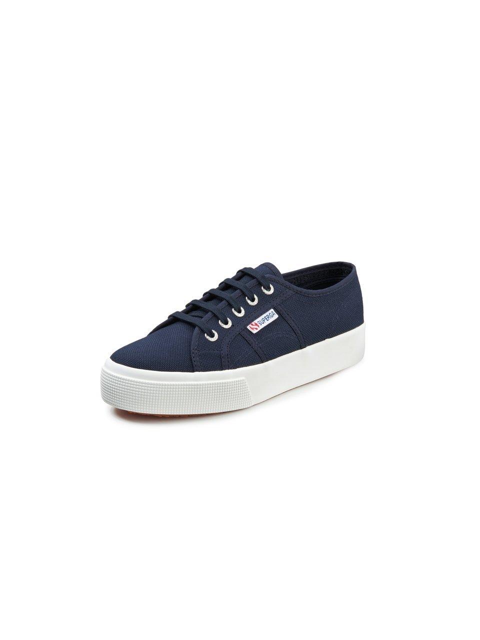 Plateausneakers Van Superga blauw