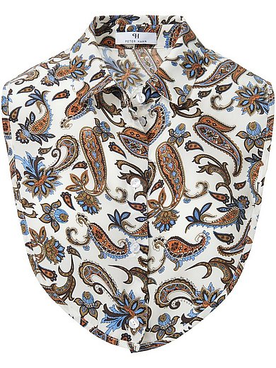 Peter Hahn - Blouse collar with ornamental pattern