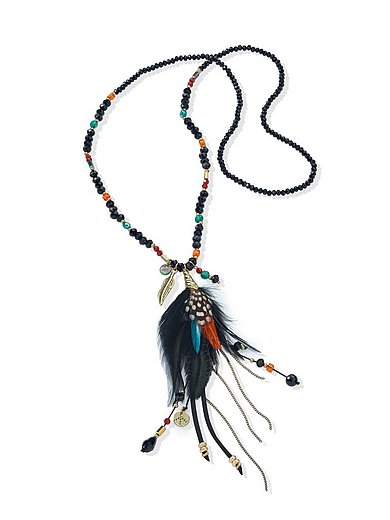 Lua Accessoires - Necklace with glass beads