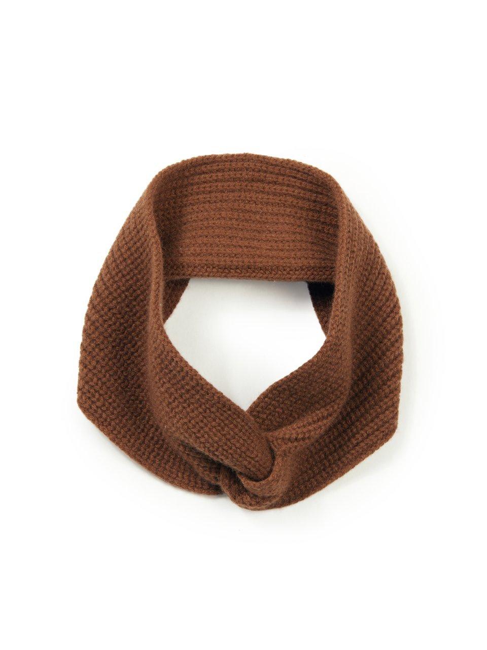 Hoofdband 100% kasjmier Van Peter Hahn Cashmere bruin