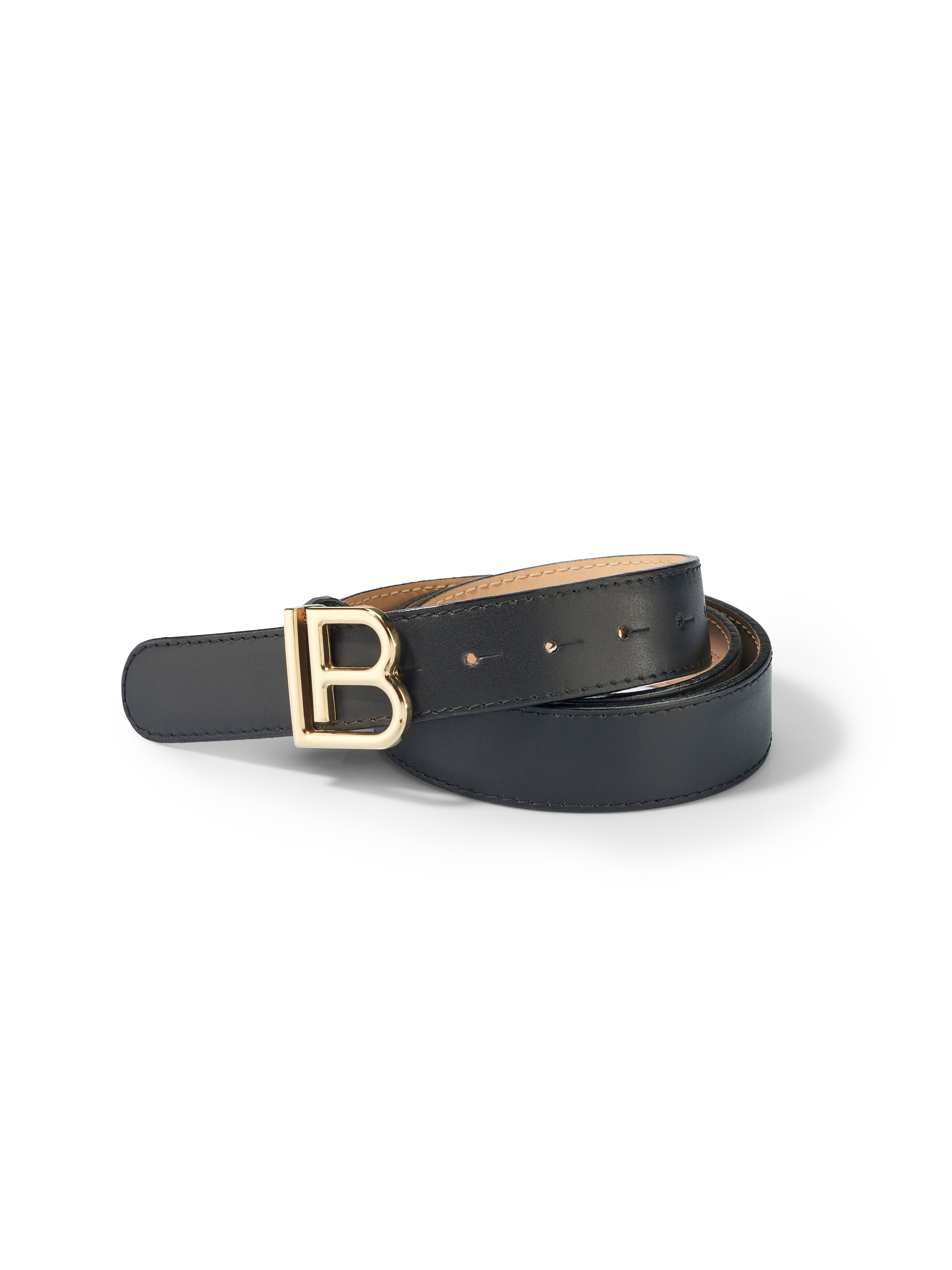 La ceinture cuir Premium  Laura Biagiotti Roma noir taille 85