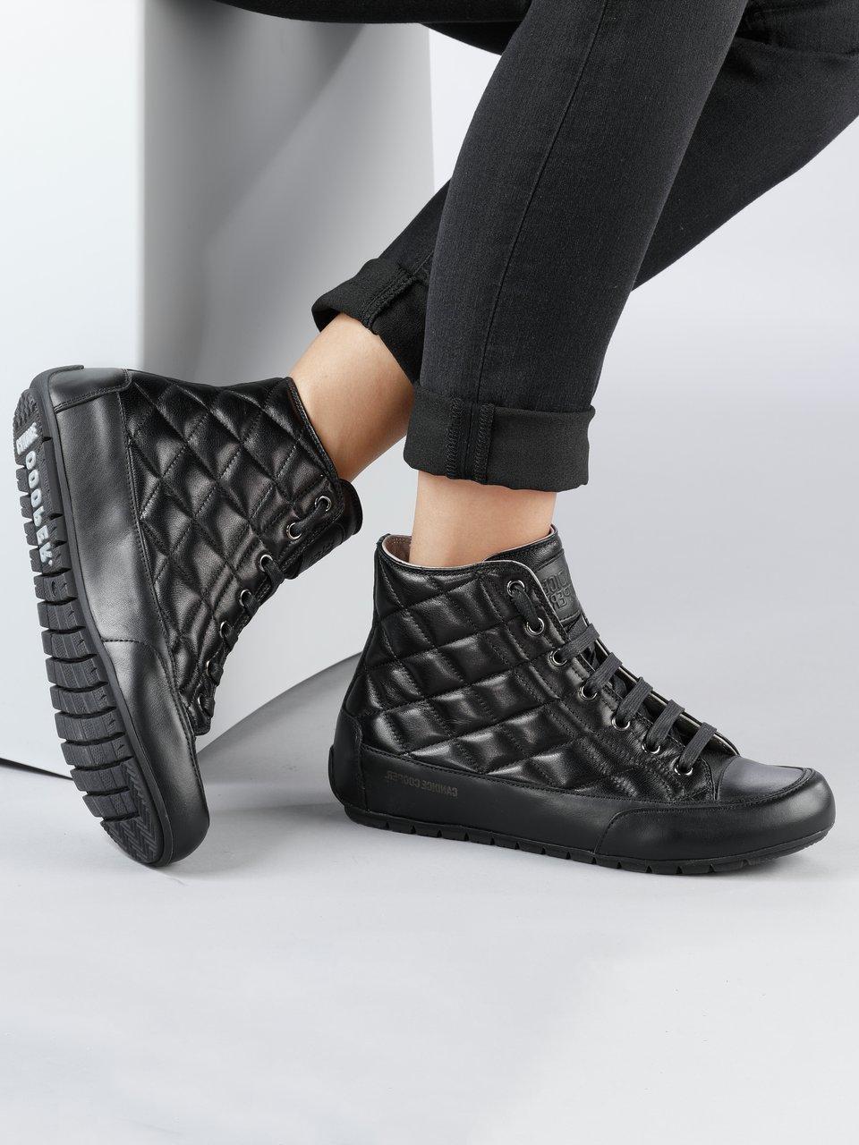 Candice Cooper Les sneakers mod le Plus Bord en cuir nappa noir