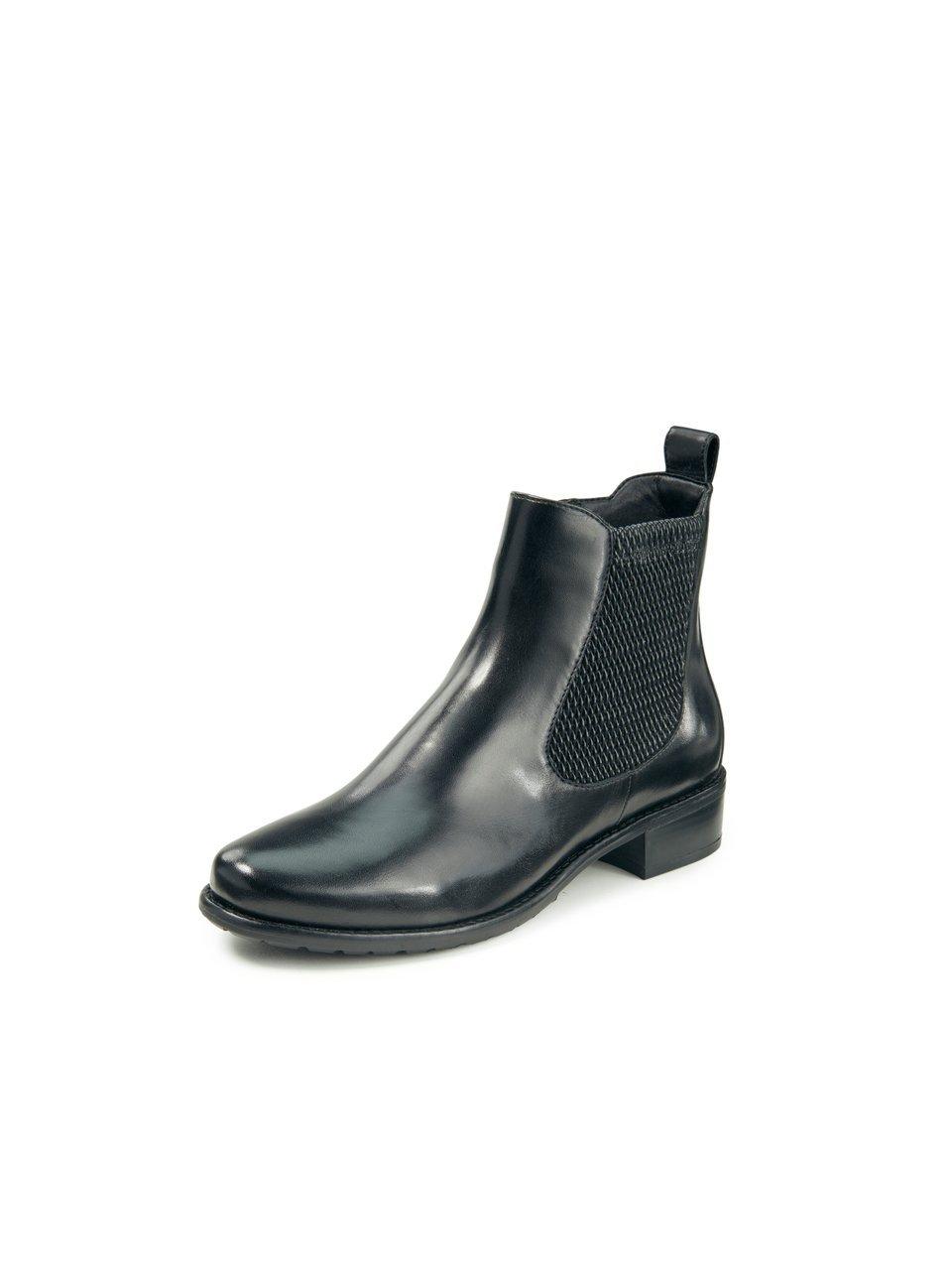 Chelsea-boots kalfsnappaleer Van Gerry Weber zwart