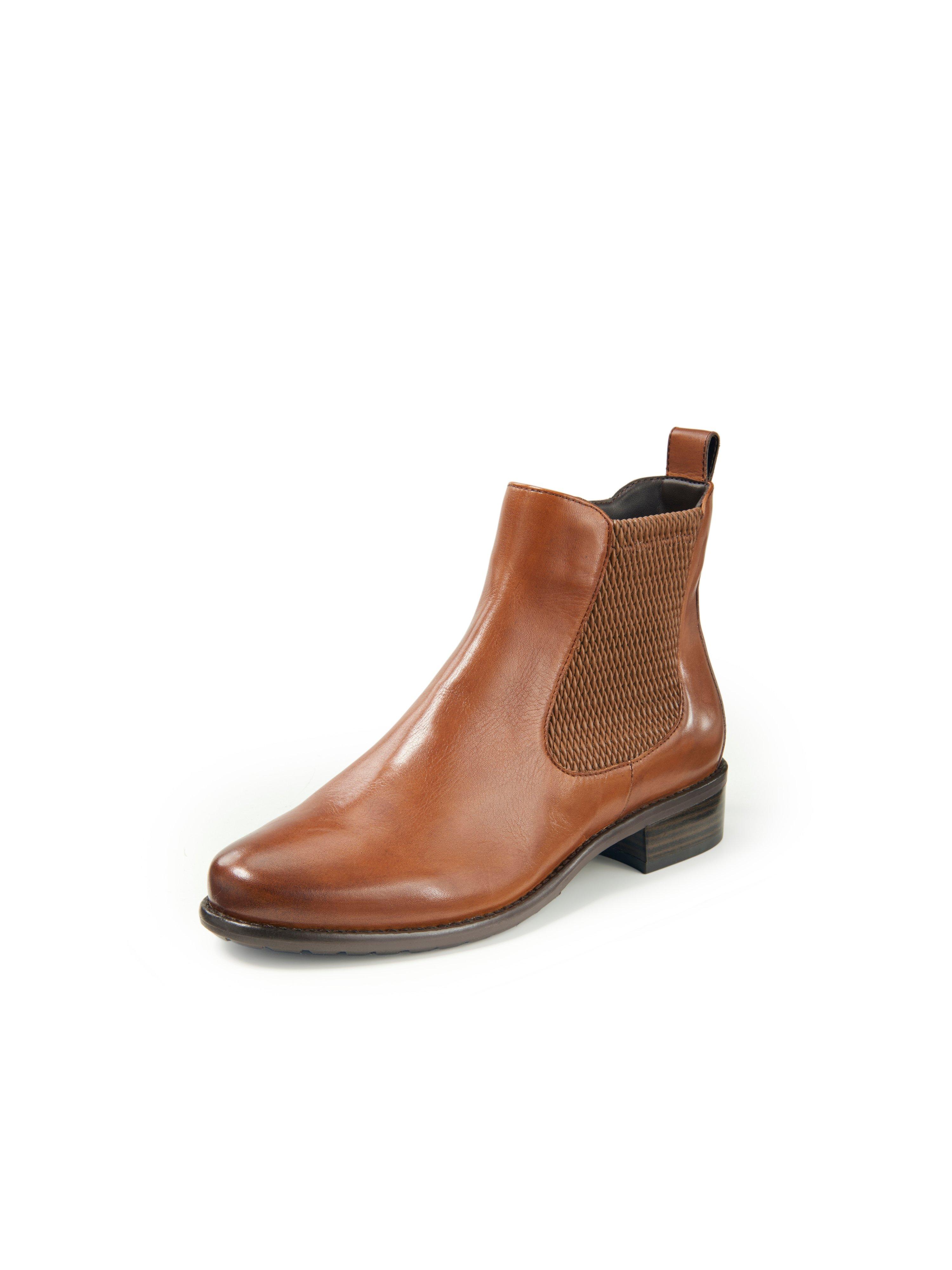 Chelsea-boots kalfsnappaleer Van Gerry Weber bruin